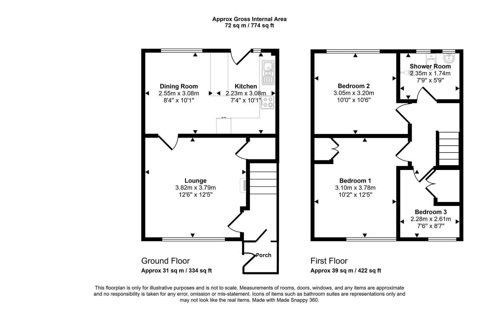 52, Heol Maes Y Cerrig, Swansea floorplan