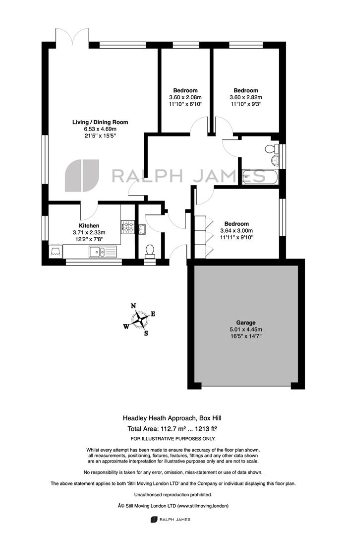 Headley Heath Approach, Box Hill floorplan