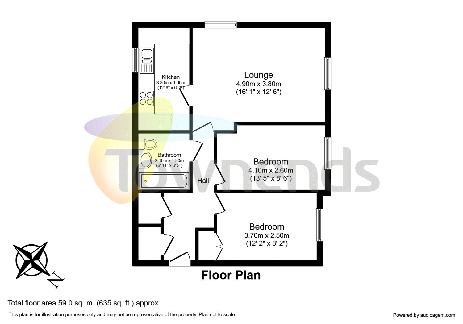 2 Bedrooms Flat for sale in Old School Place, Croydon CR0