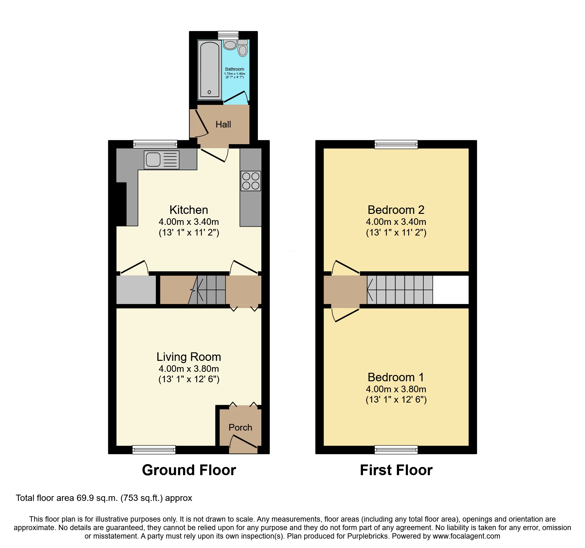 137, Wellington Street, Warrington floorplan
