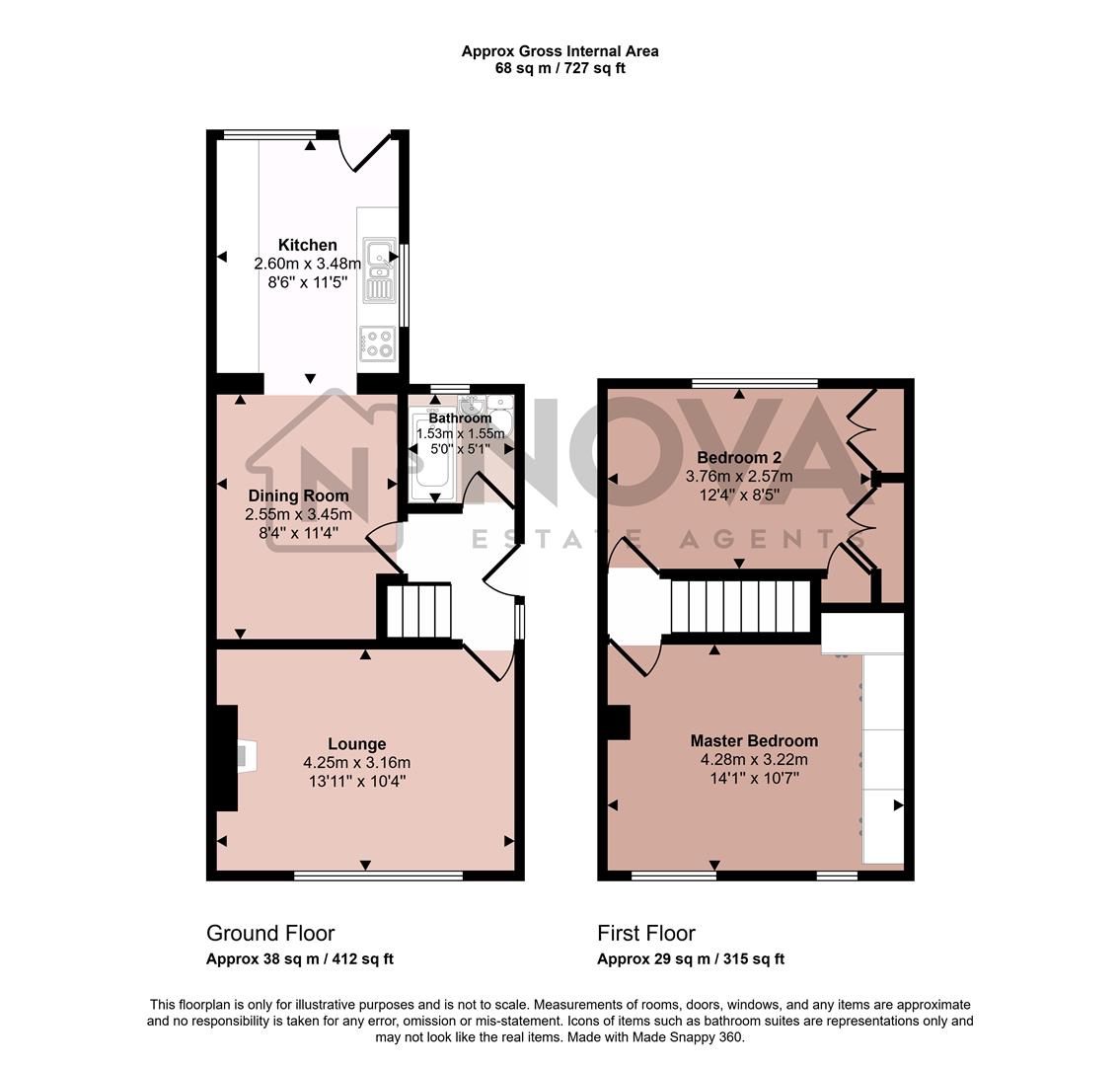 15, Blackthorn Drive, Luton floorplan