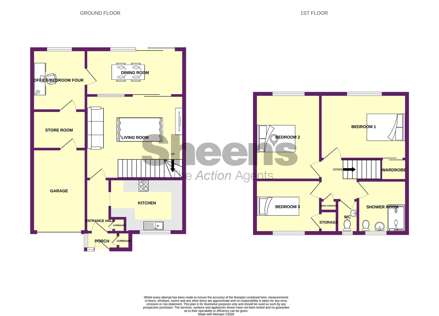 3, Begonia Place, Clacton-On-Sea floorplan