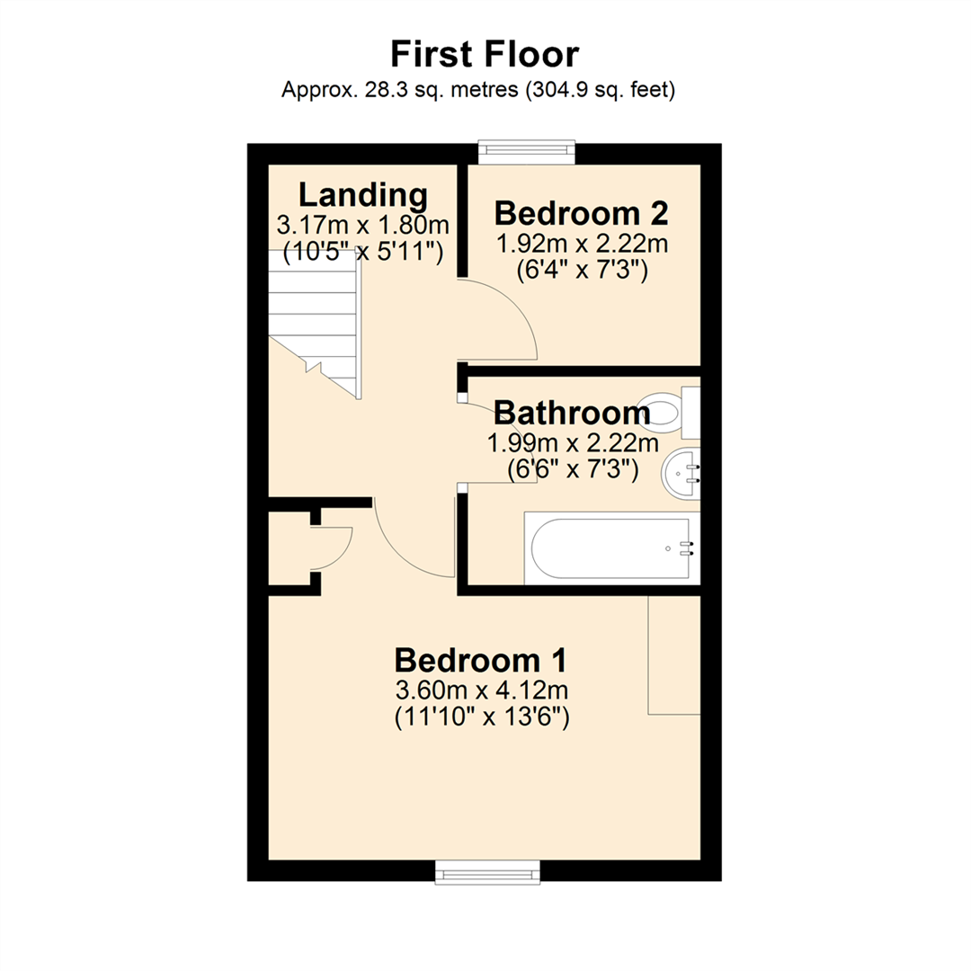 6, Bowker Street, Bury floorplan