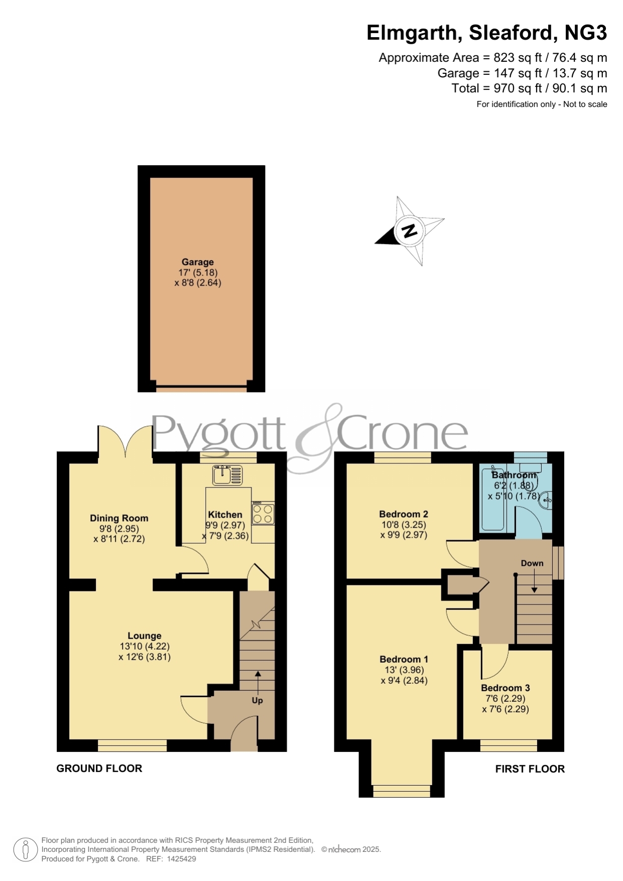 6, Elmgarth, Sleaford floorplan