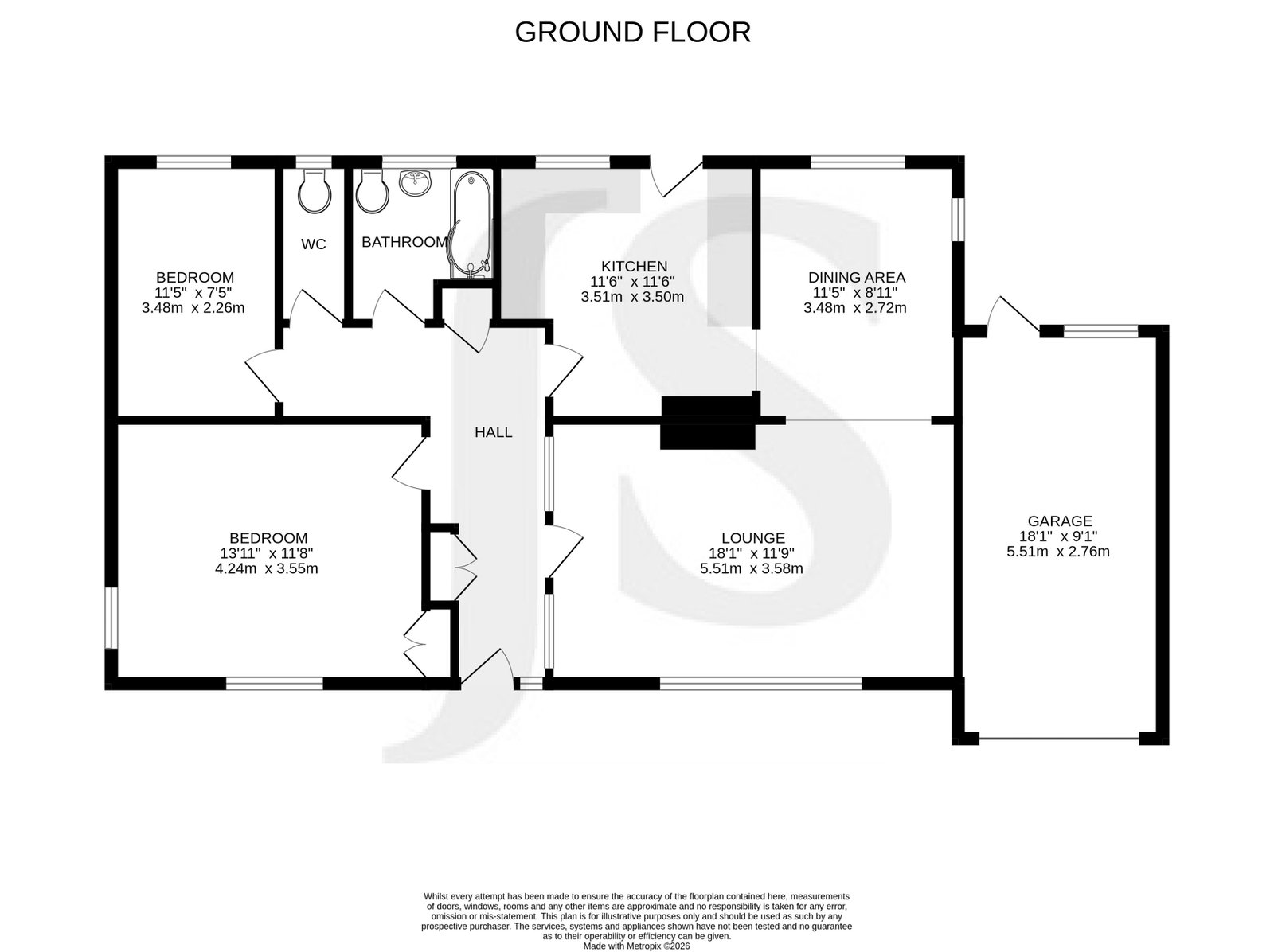 16, Shepherds Mead, Worthing floorplan