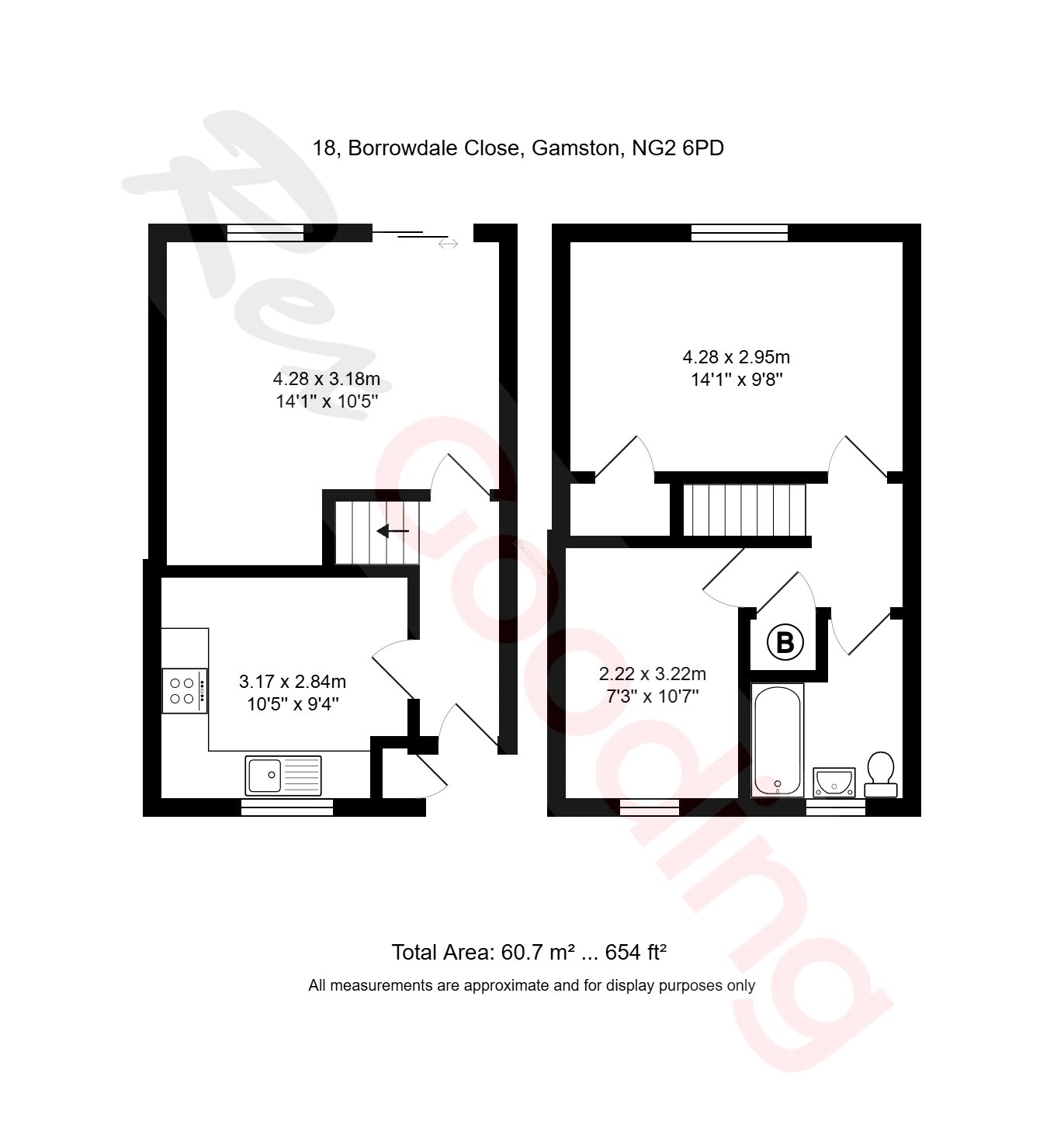 Borrowdale Close, Nottingham floorplan
