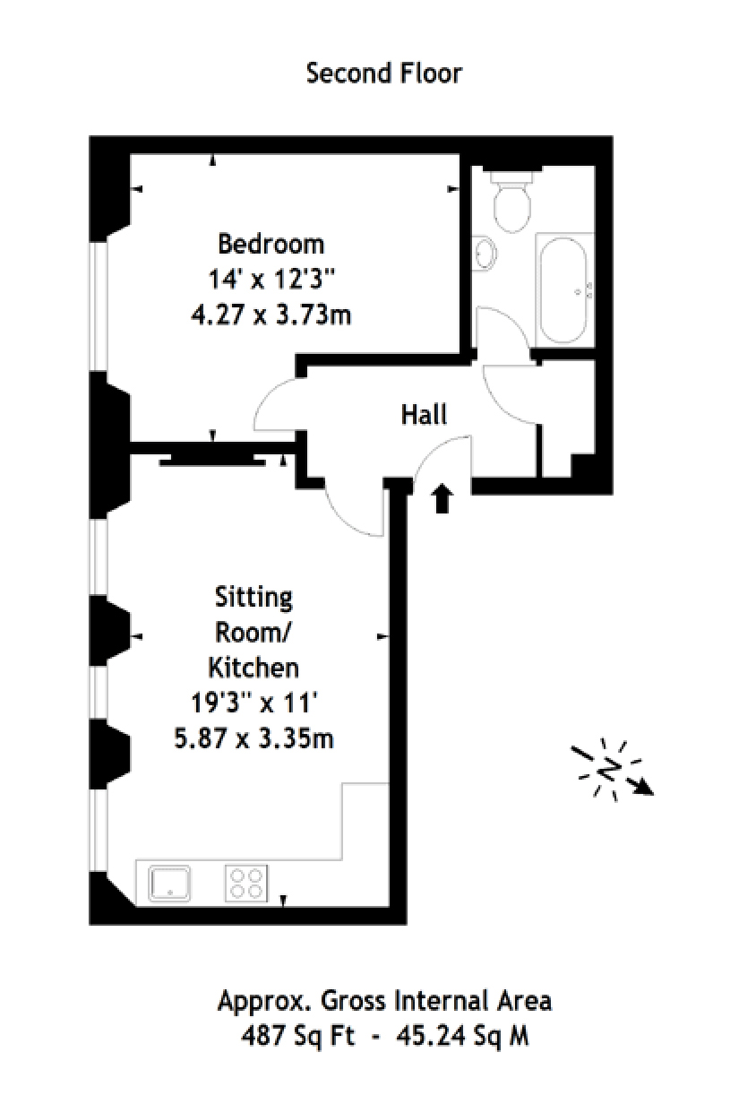 1 Bedrooms Flat to rent in Princes Mansions, Princes Square, Bayswater, Notting Hill W2