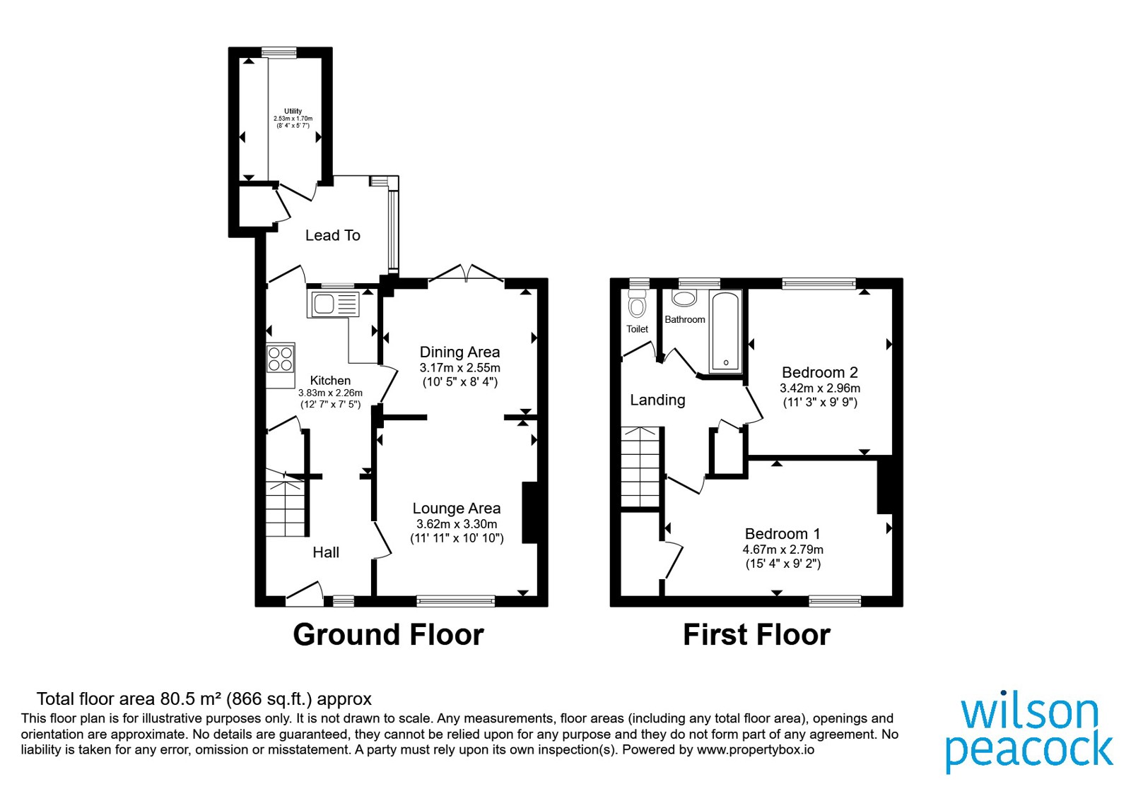 59, Allen Road, Northamptonshire floorplan