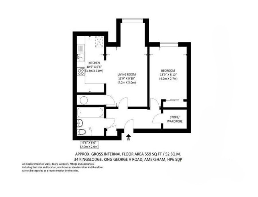 34 Kings Lodge,, King George V Road, Buckinghamshire floorplan