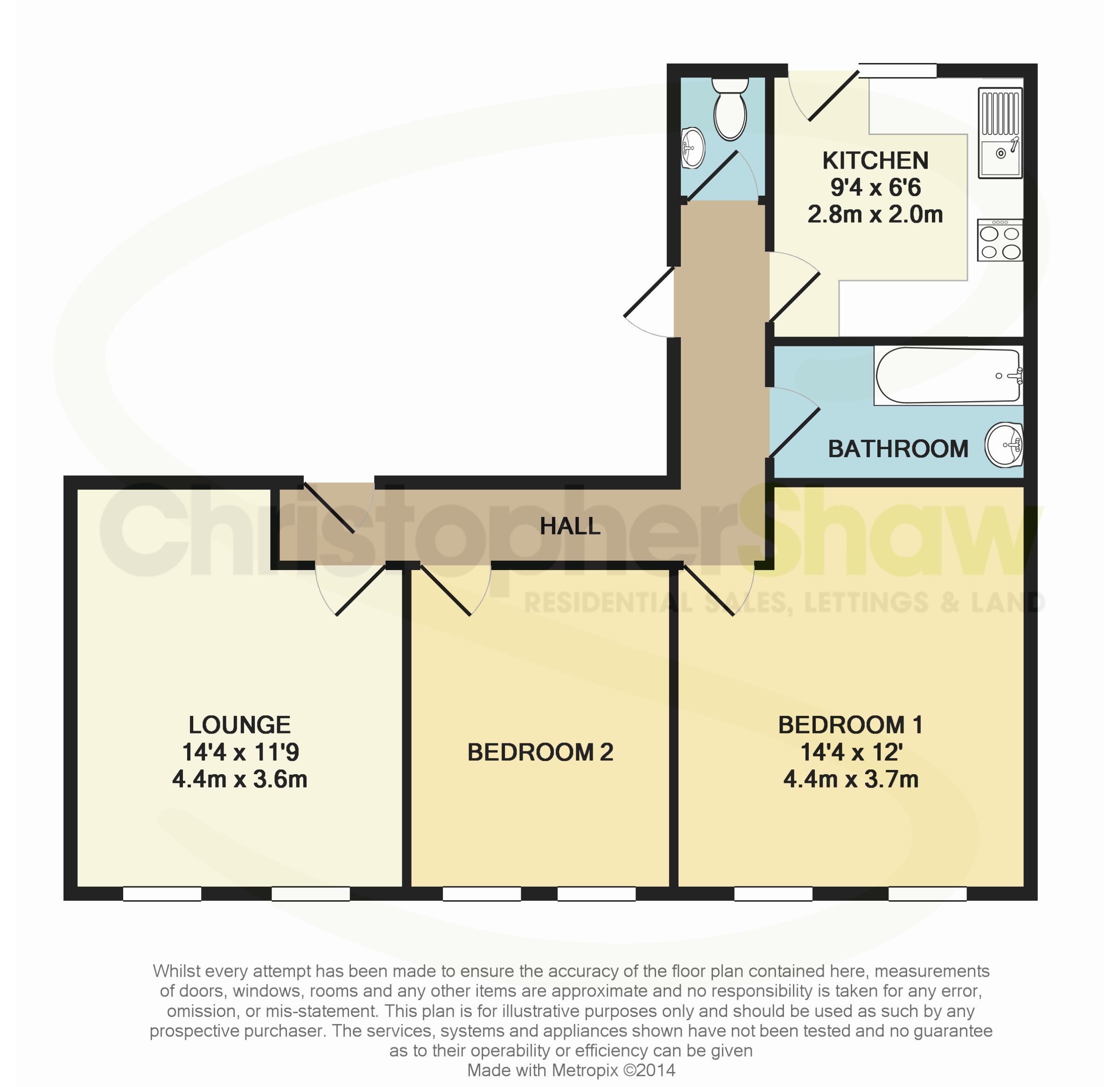 Richmond Hill, Bournemouth floorplan