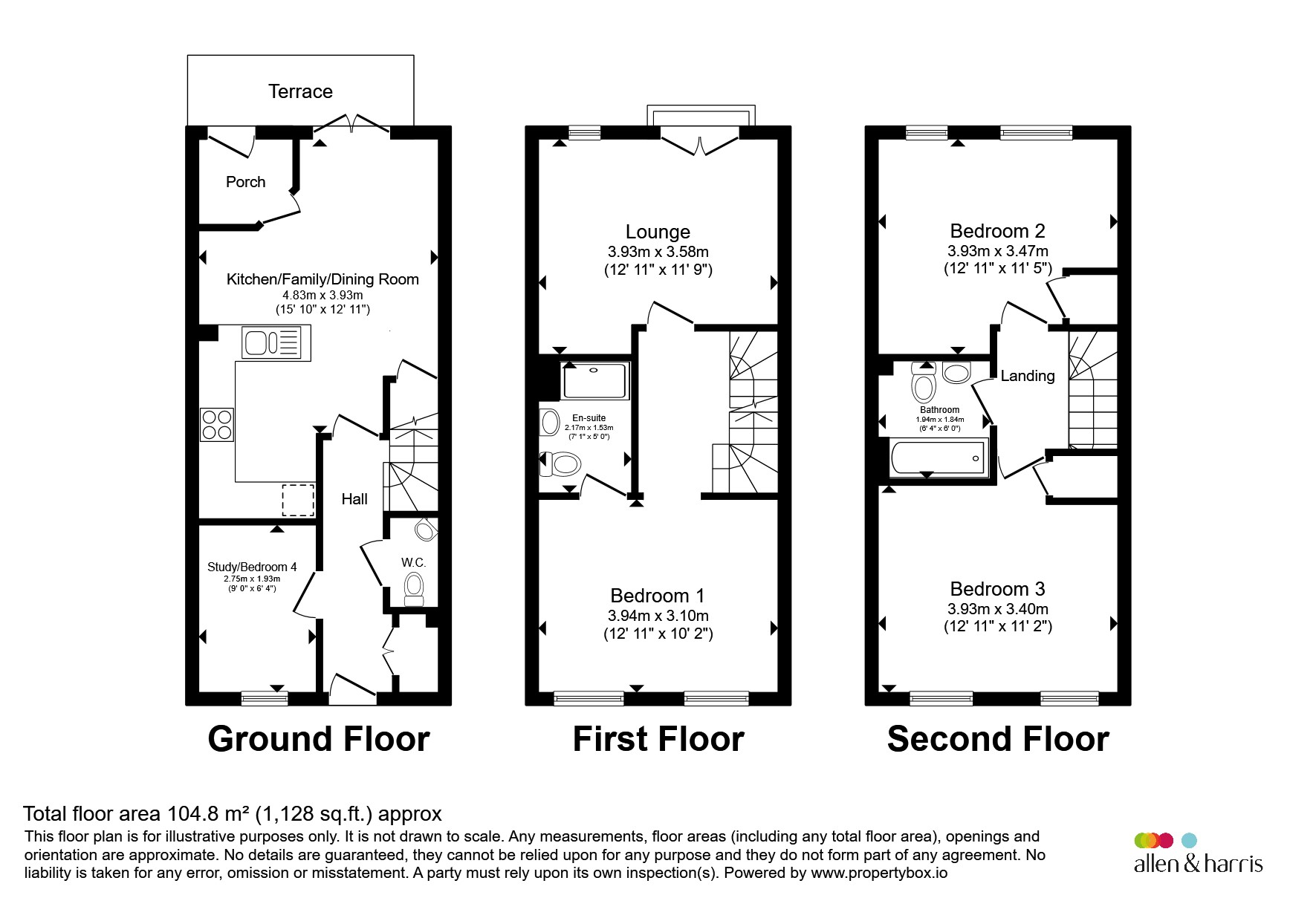 44, Rhodfa Cambo, Barry floorplan