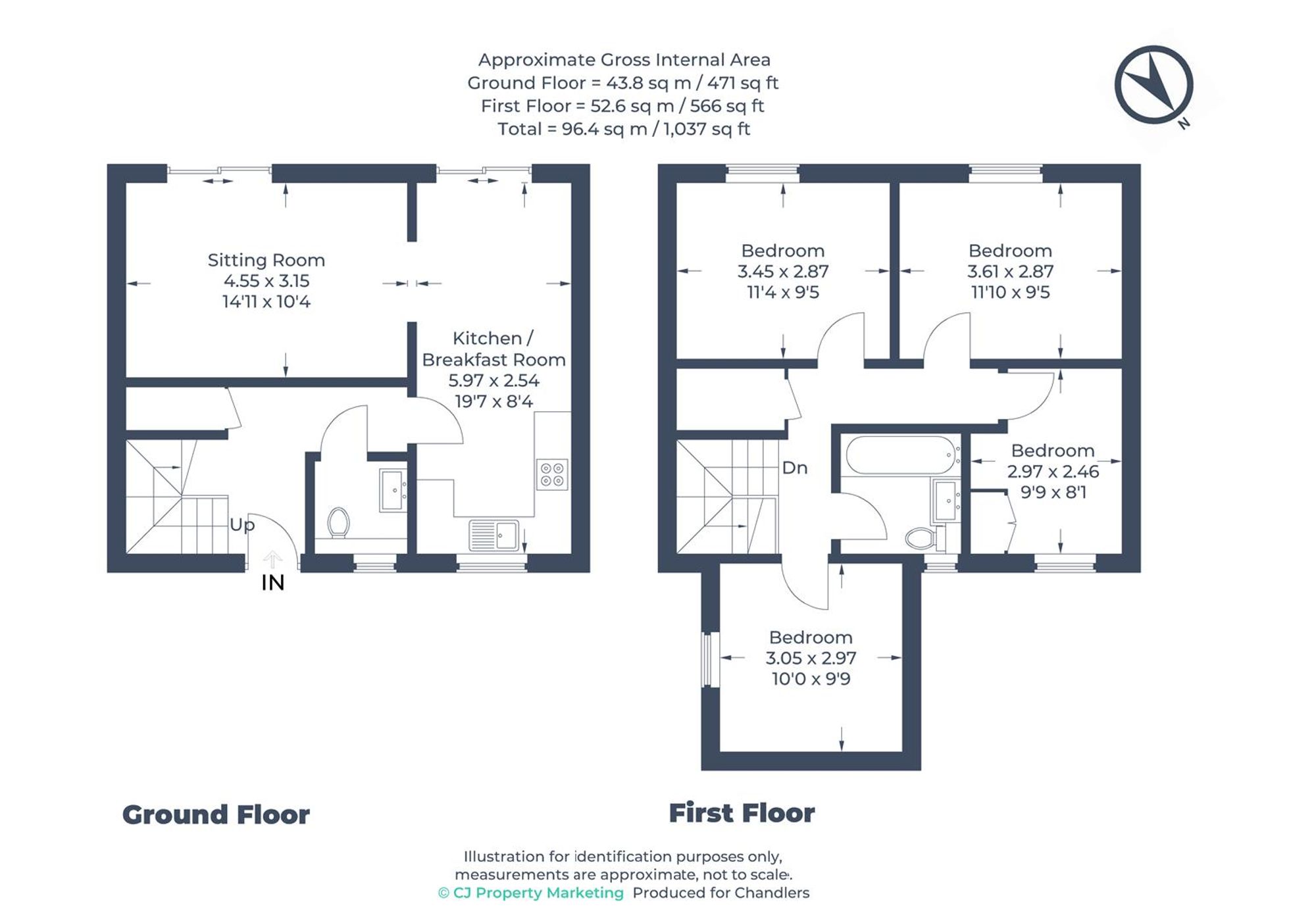 10 Tintern Close, Stevenage floorplan