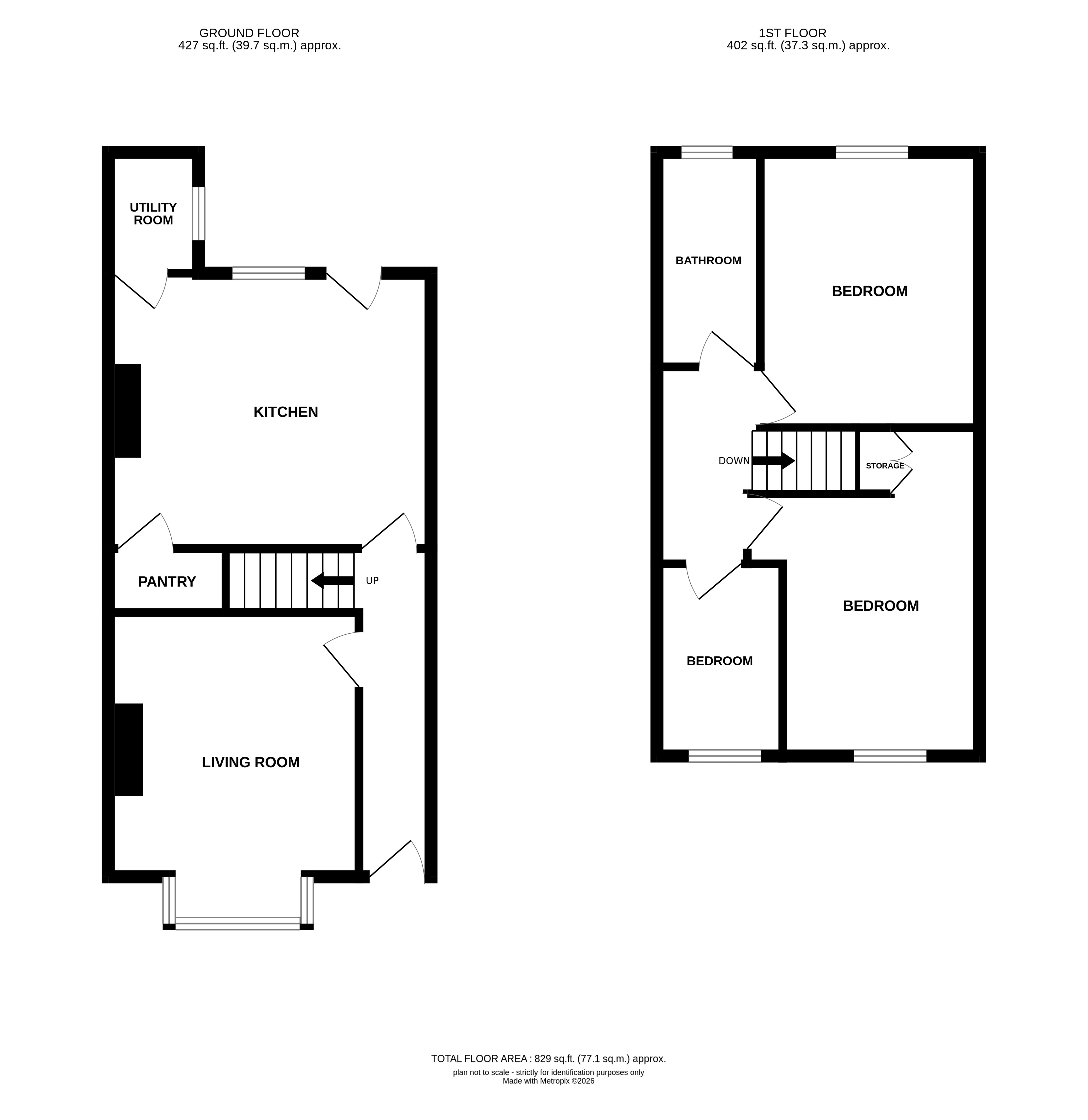 156, Cross Flatts Grove, West Yorkshire floorplan