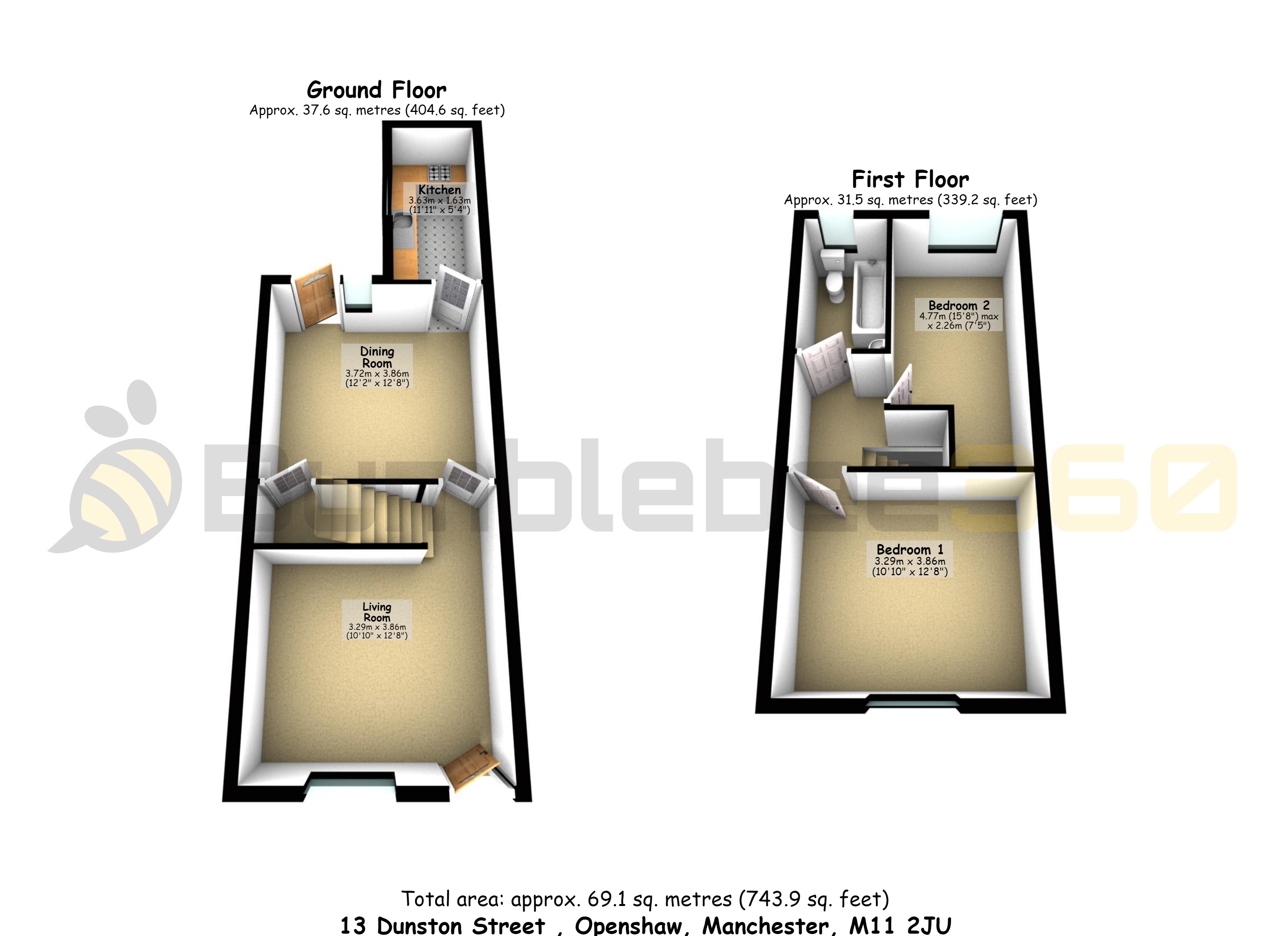 DUN13, Dunston Street, Openshaw, Manchester, M11 2JU, Manchester floorplan