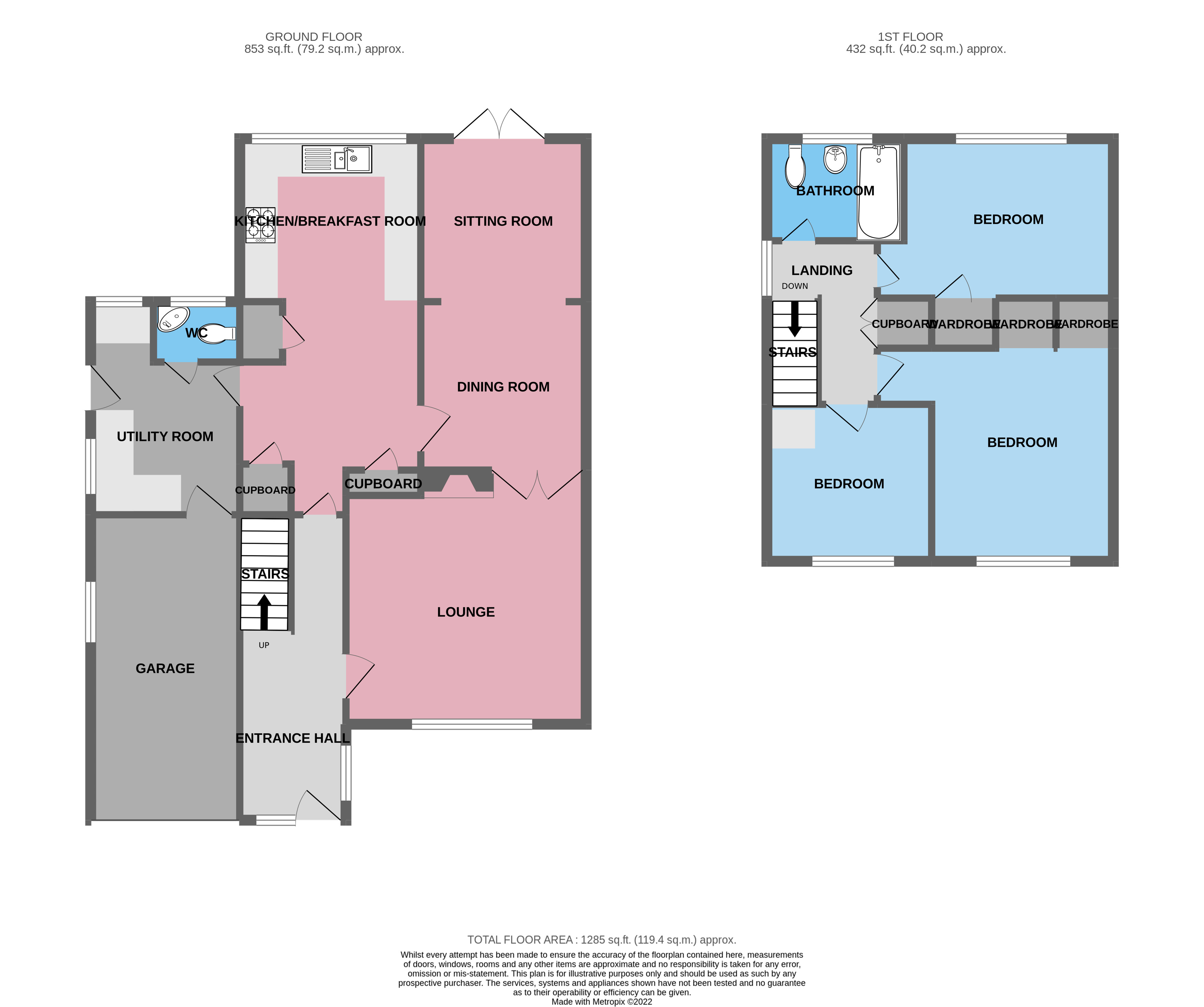 Admaston Road, Wellington, Telford, Shropshire TF1, 3 bedroom detached