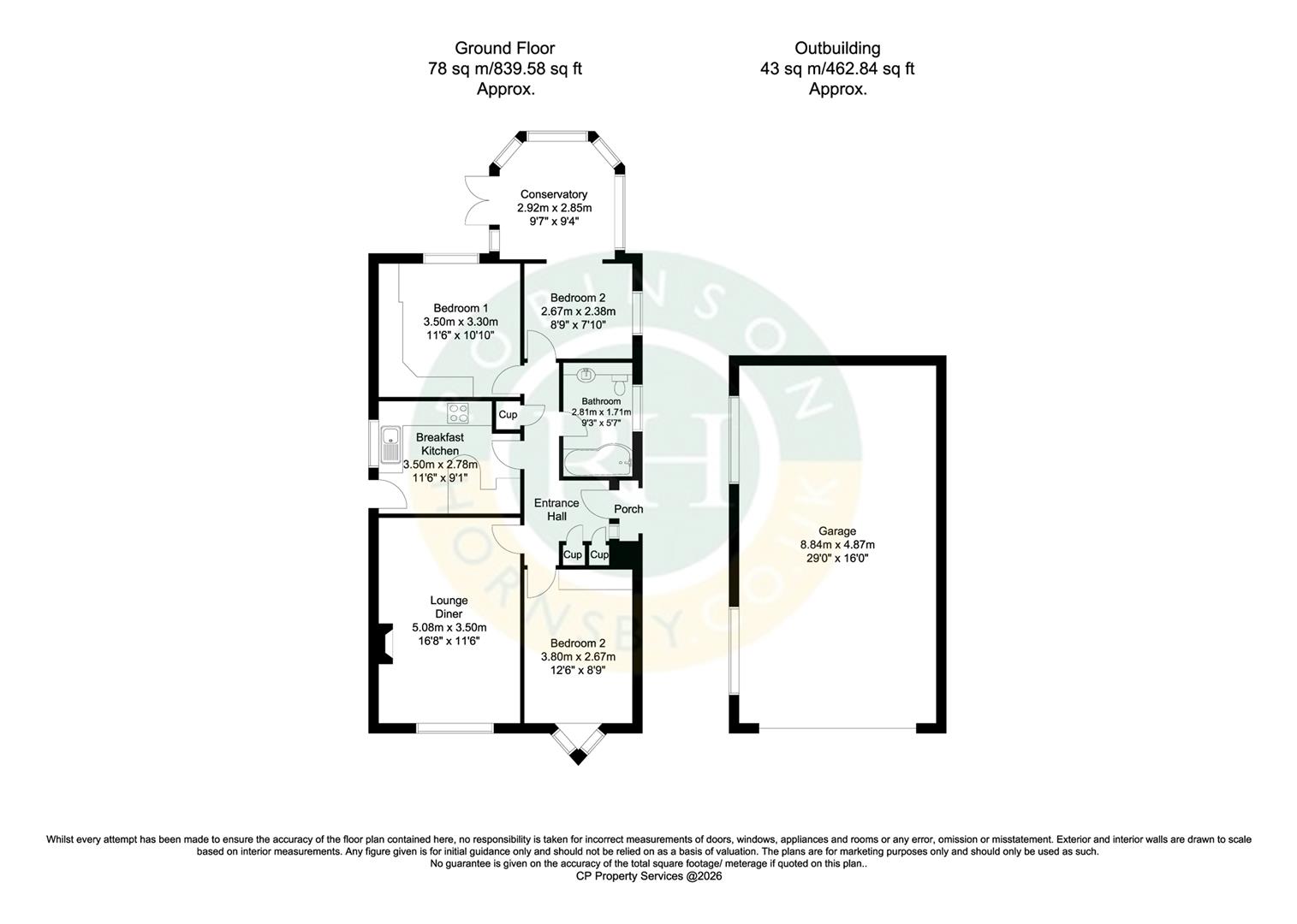 31, Gleneagles Drive, Bessacarr Doncaster floorplan