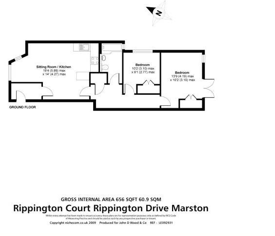 Marston, Oxford floorplan