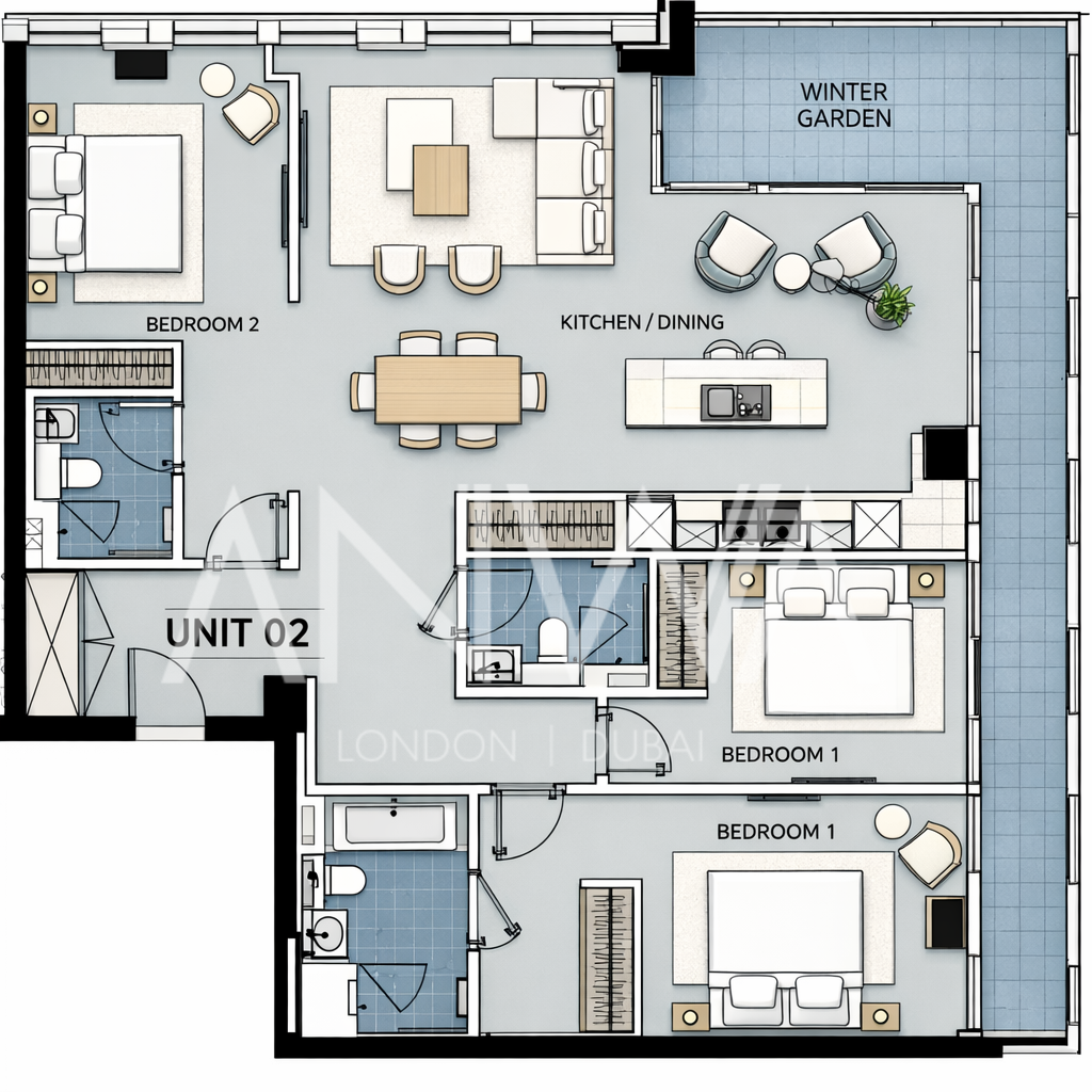 DTNE 4502, SW8 1SF, London floorplan