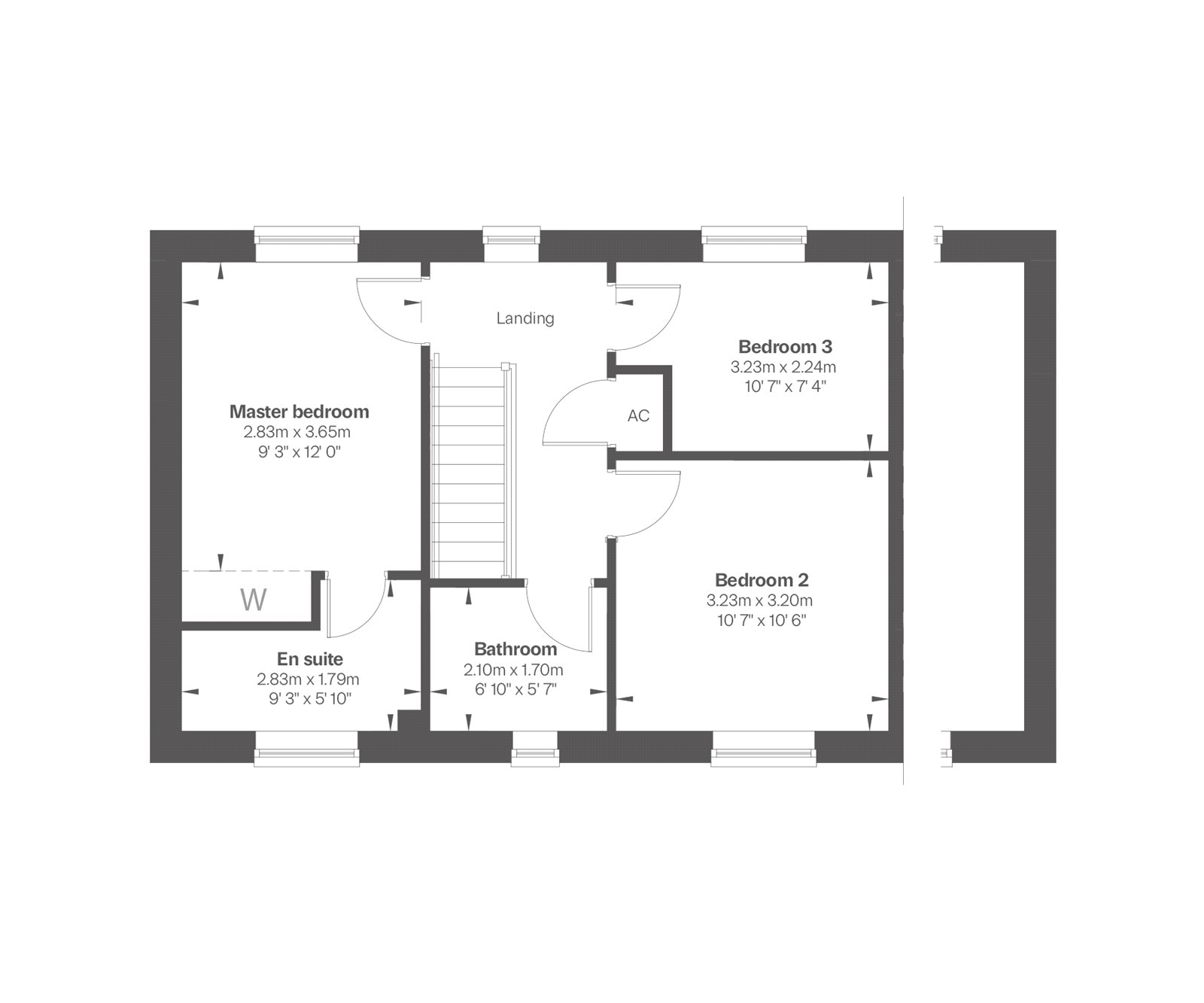 Home 22,, Willow Rise, Shrewsbury floorplan