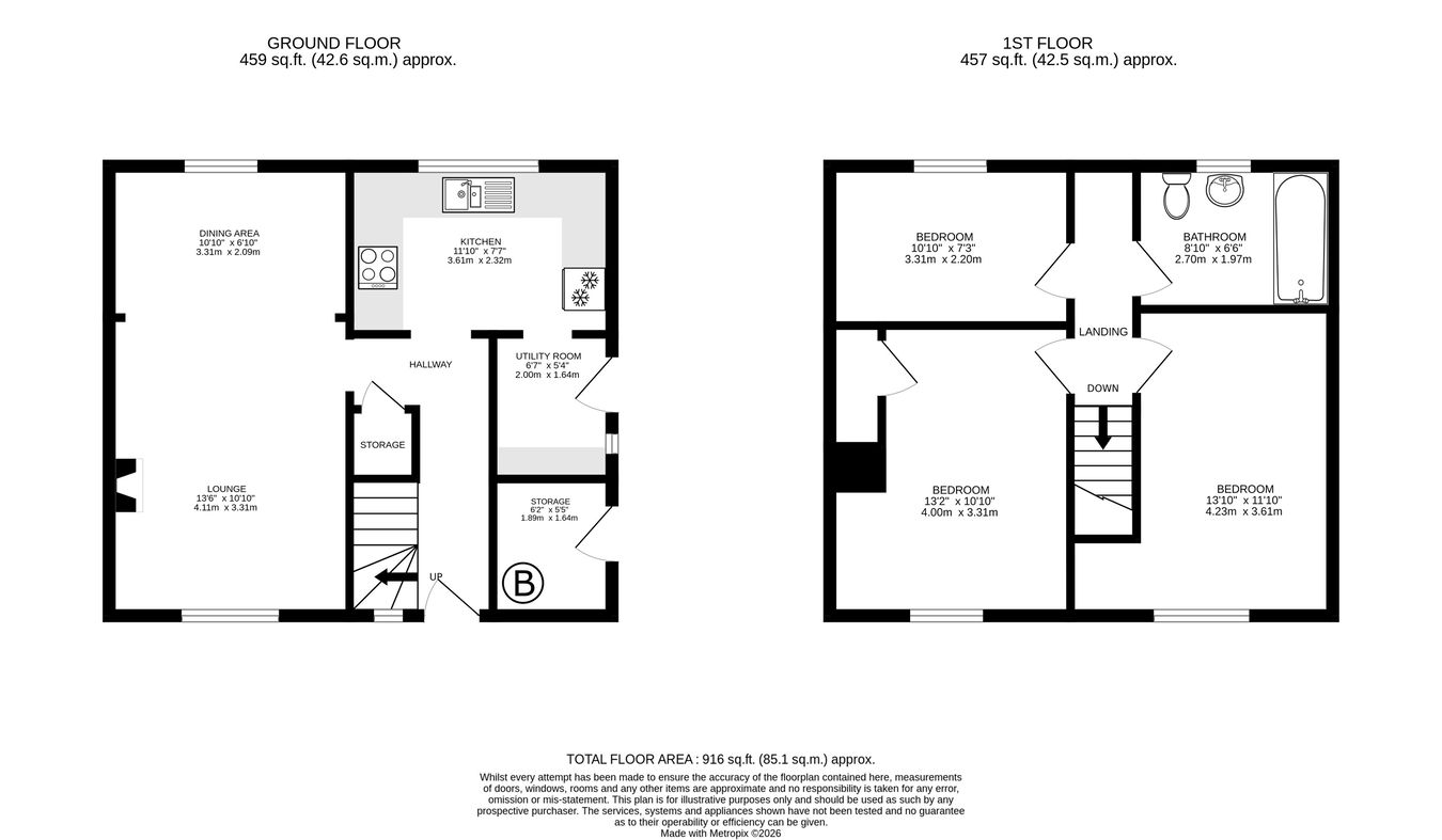 4, Maesyderi, Llechryd floorplan