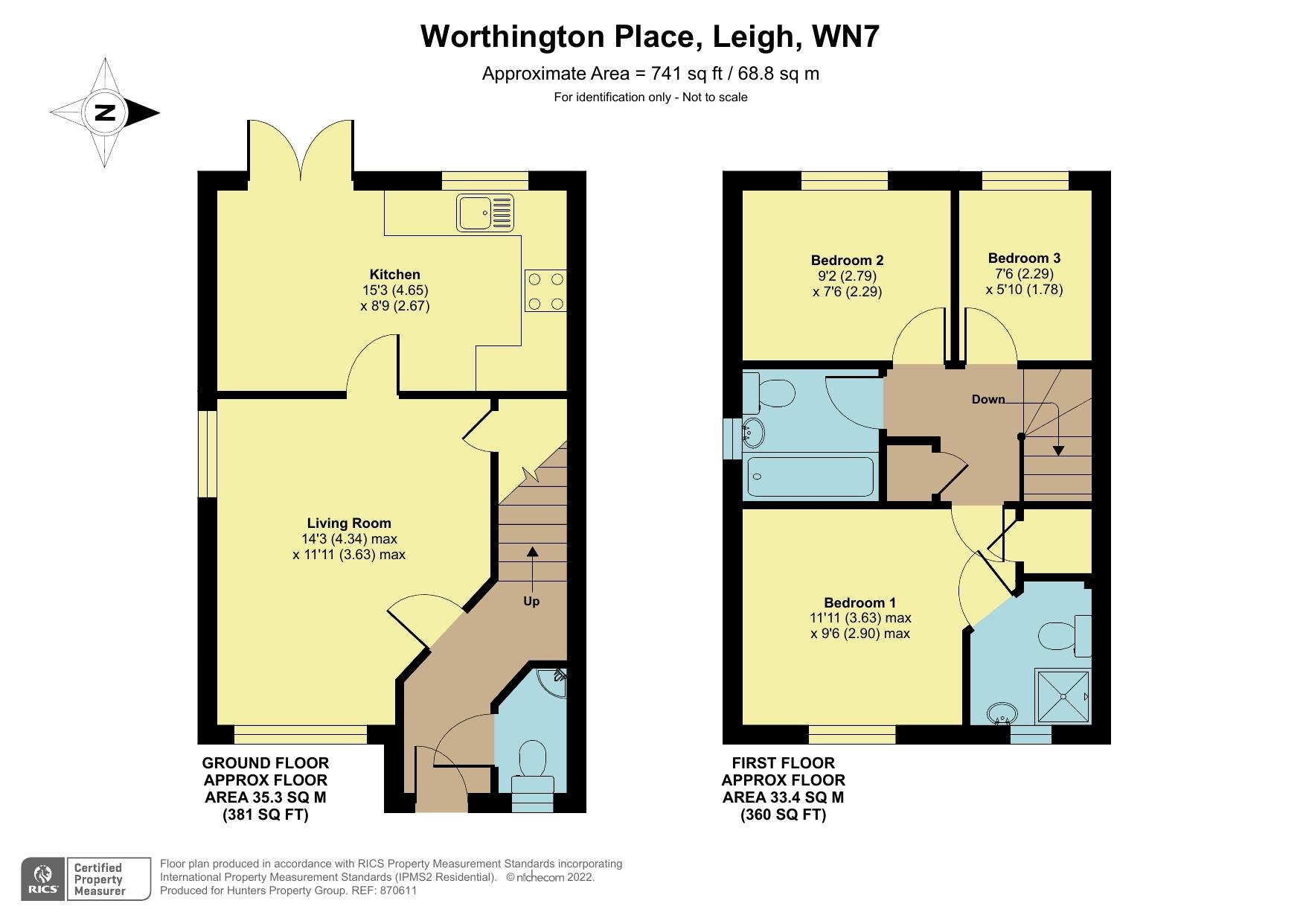 Worthington Place, Leigh WN7, 3 bedroom semidetached house for sale