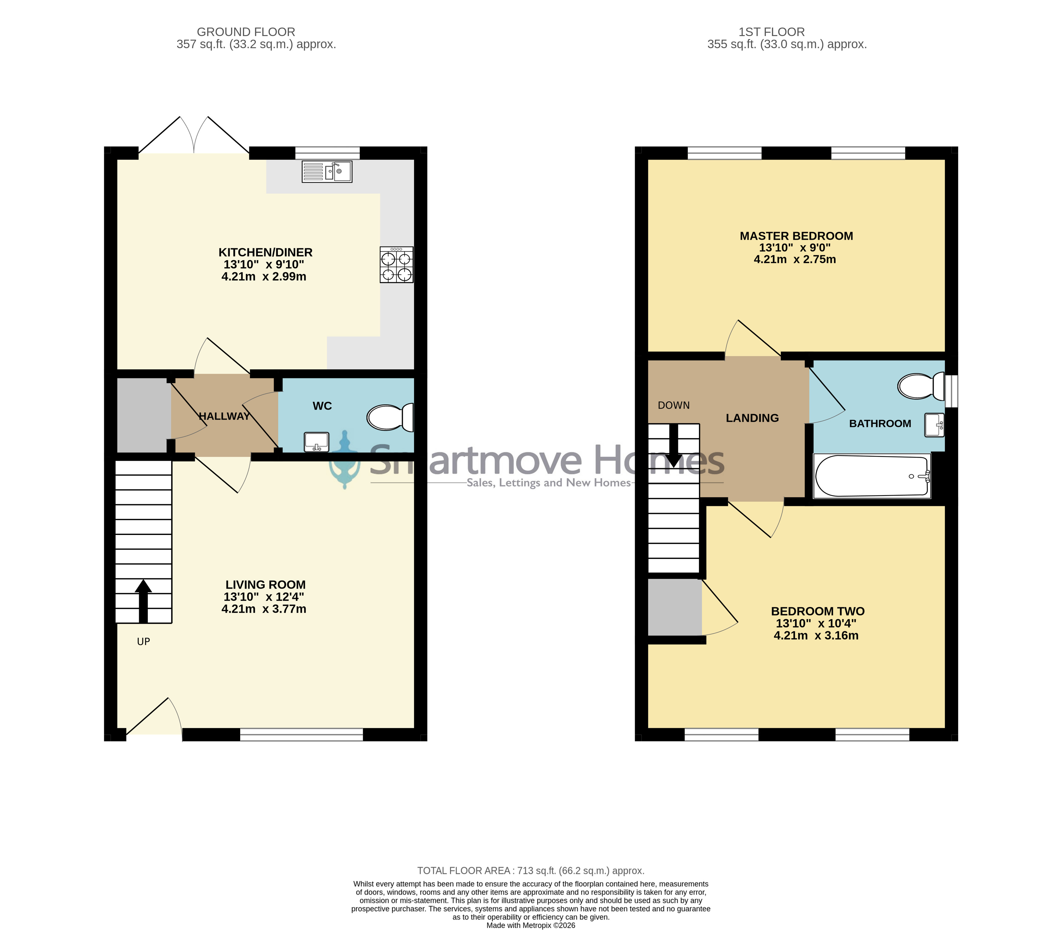 3, Bottles Farm Close, Ripley floorplan