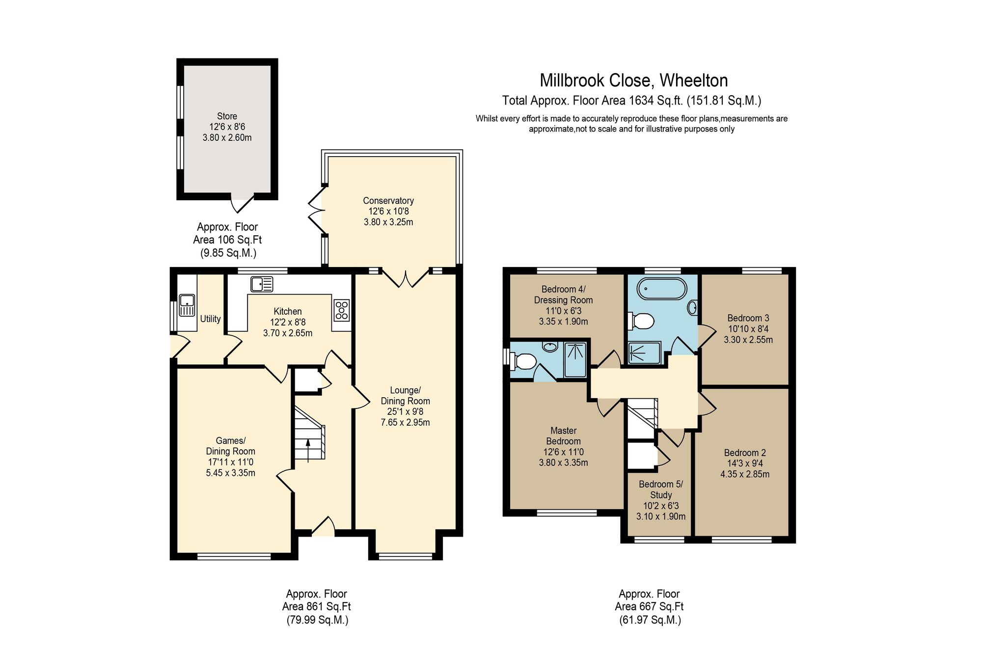 17 Millbrook Close, Chorley floorplan