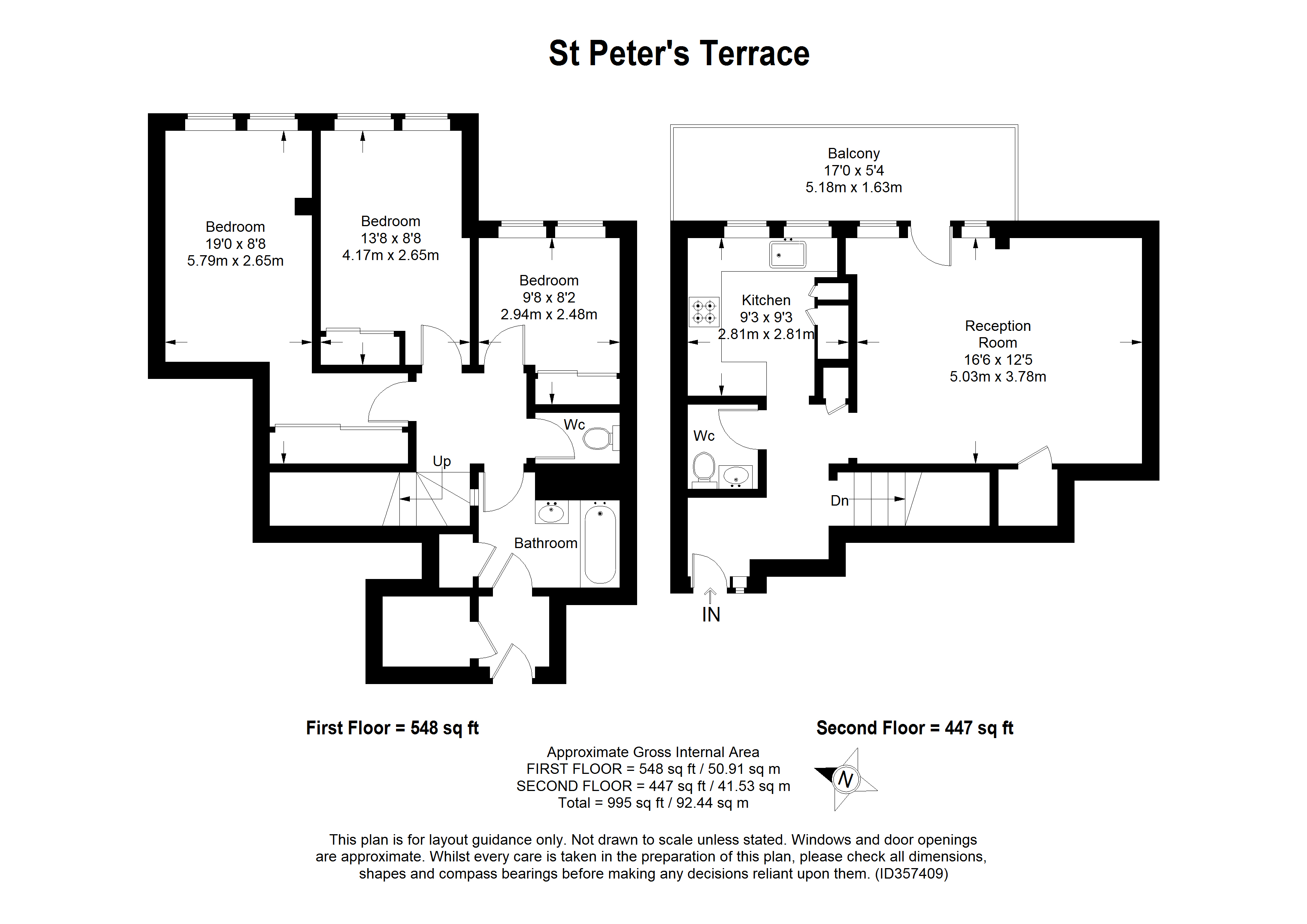 3 Bedrooms Flat for sale in St. Peter's Terrace, London SW6