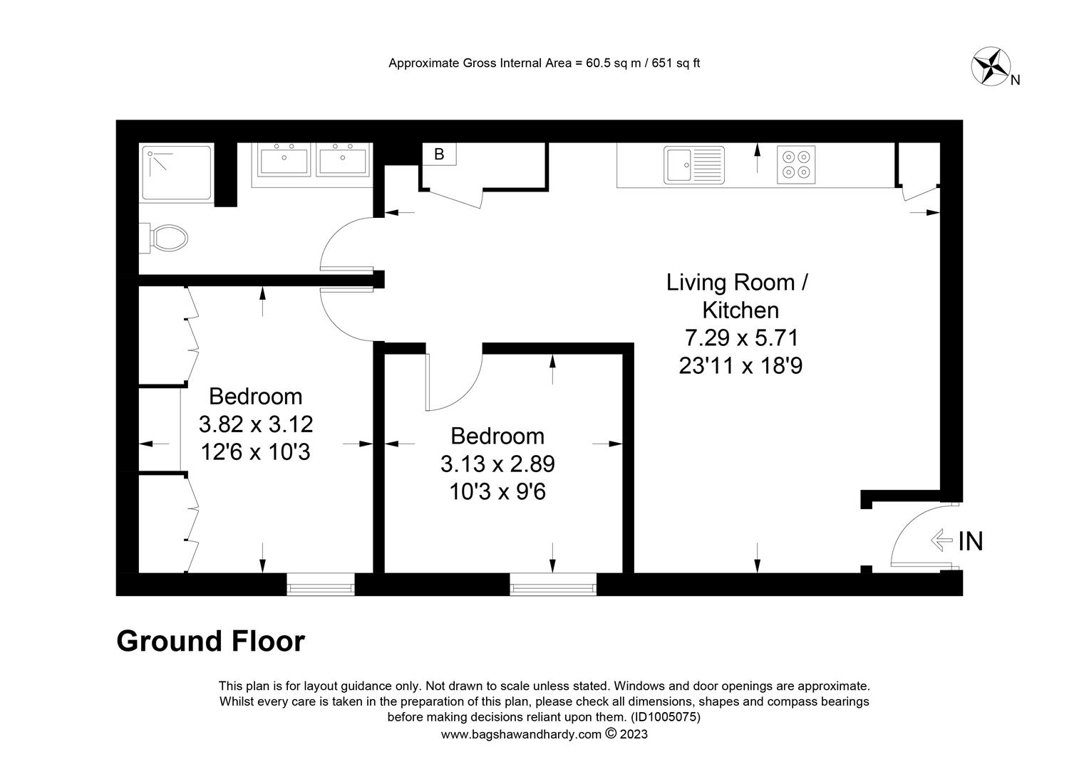 Ansell Road, Dorking RH4, 2 bedroom flat for sale 65622273