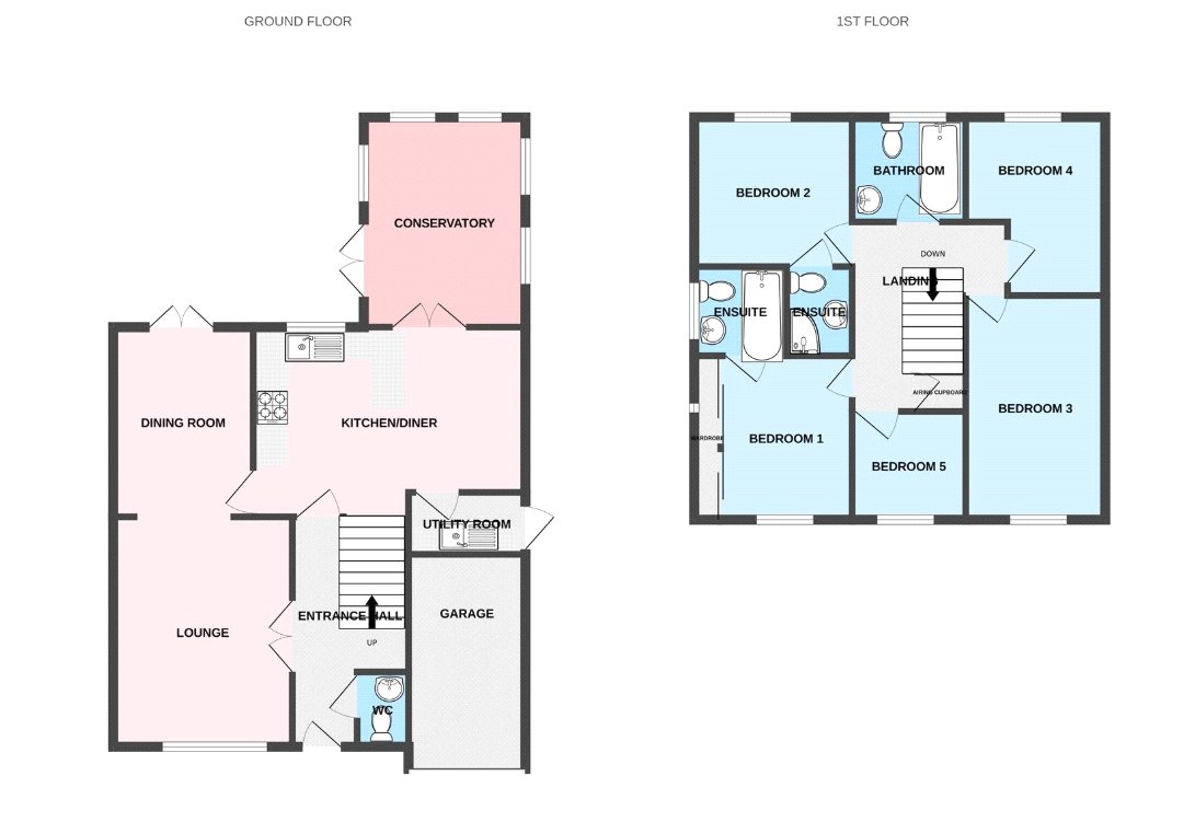 26, Longthorpe Drive, Telford floorplan