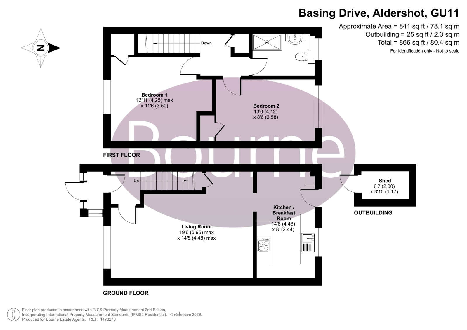 102, Basing Drive, Aldershot floorplan