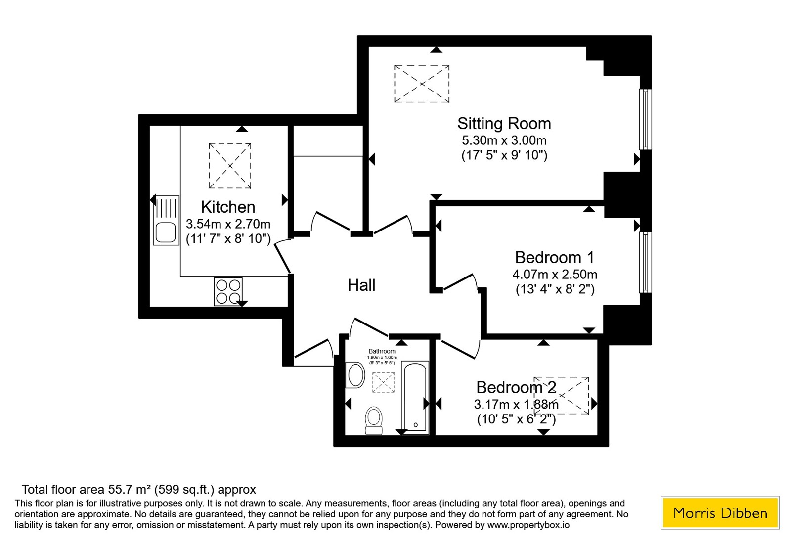 Flat 14, 46, Station Road, Hampshire floorplan