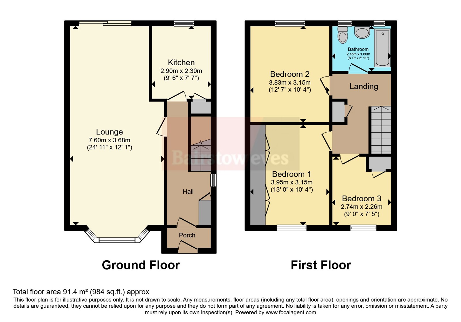 8, Alandale Avenue, West Midlands floorplan