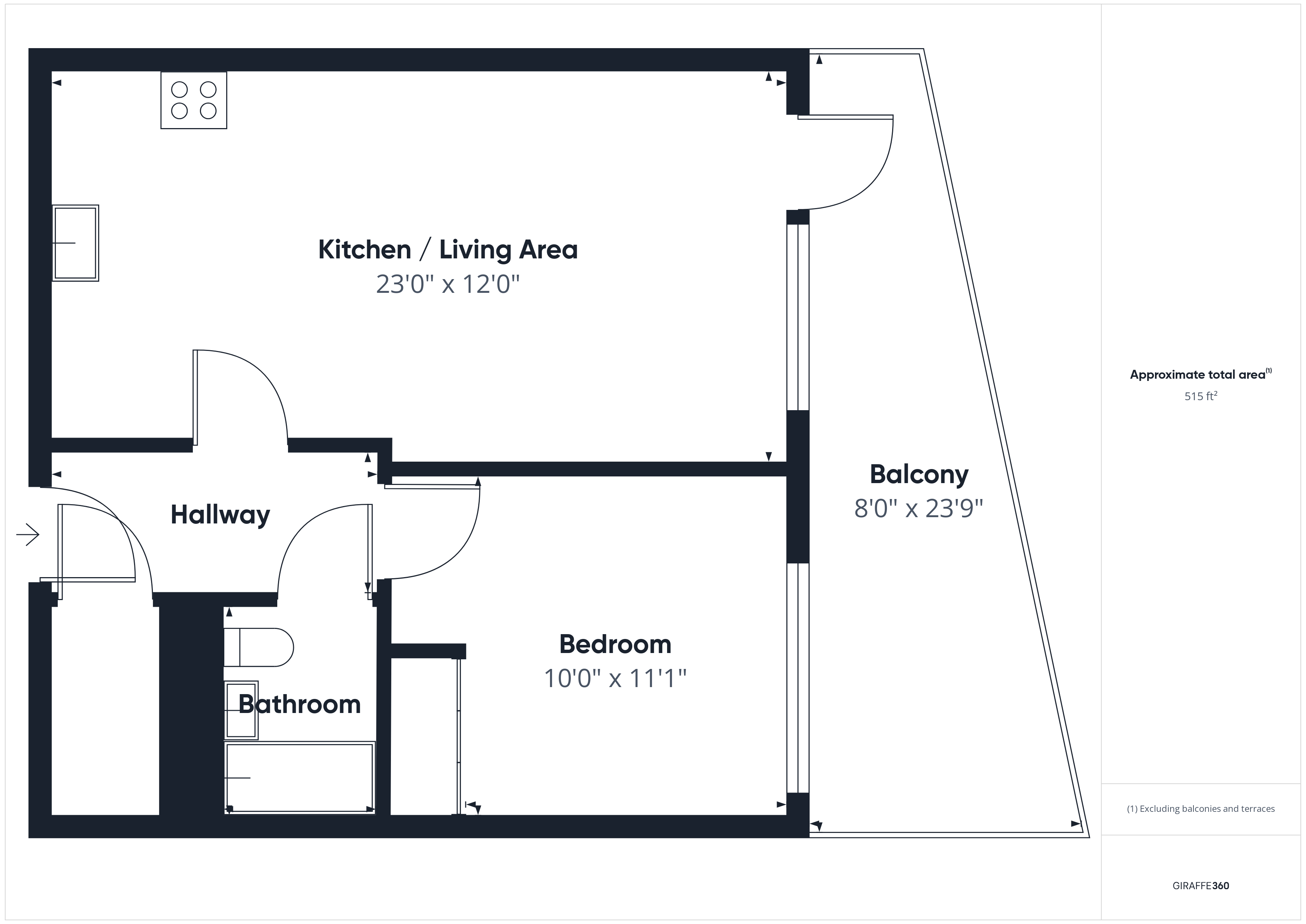 Flat 8, 123, Champlain Street, Reading floorplan