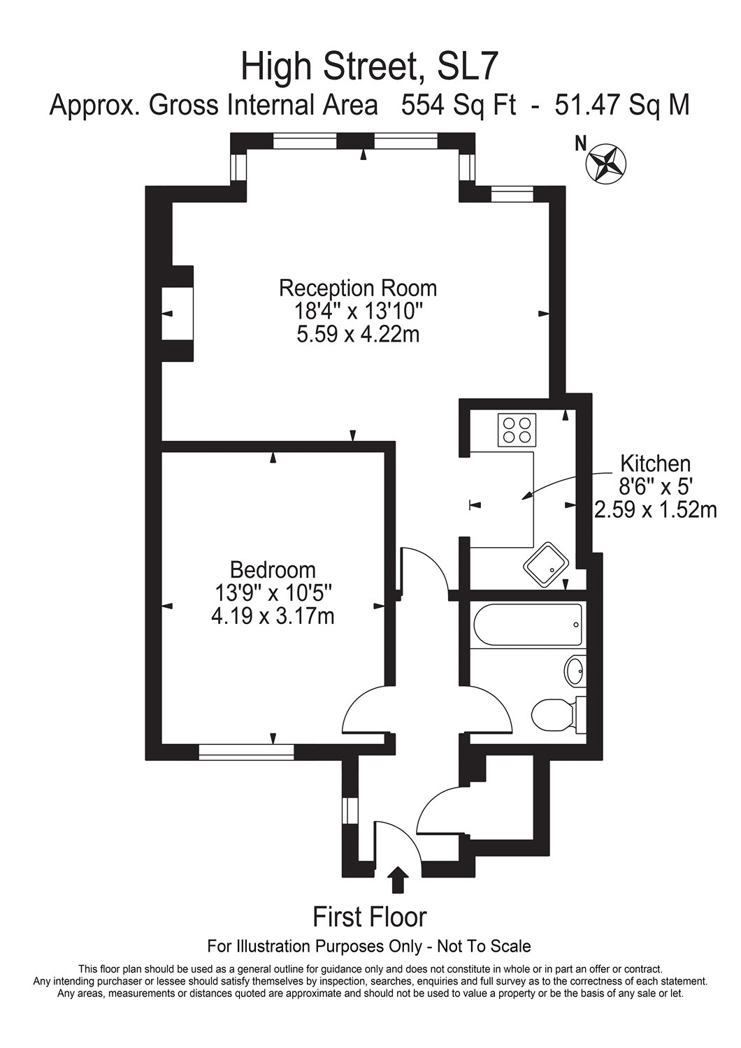 24A, High Street, Buckinghamshire floorplan