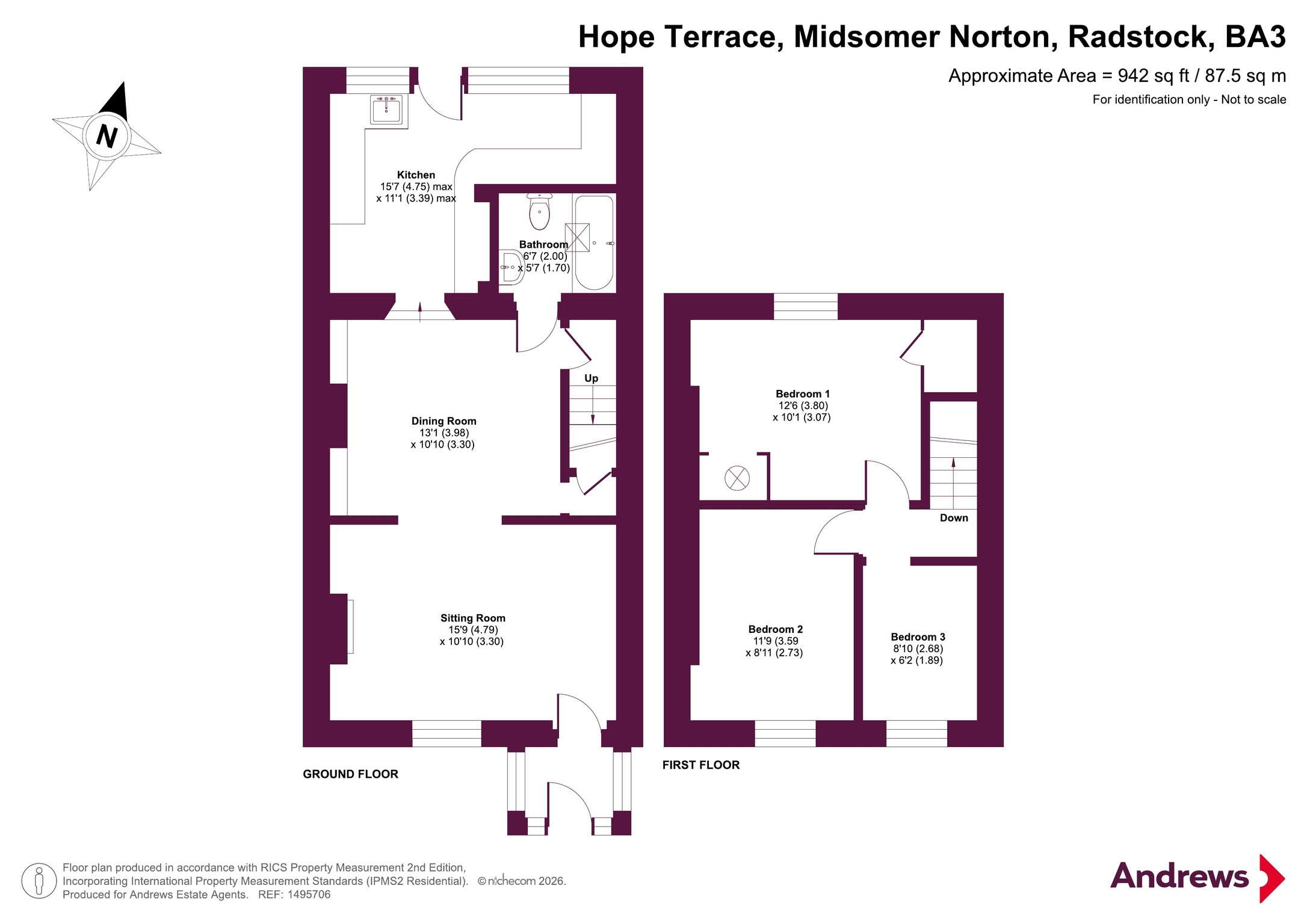 11, Hope Terrace, Radstock floorplan