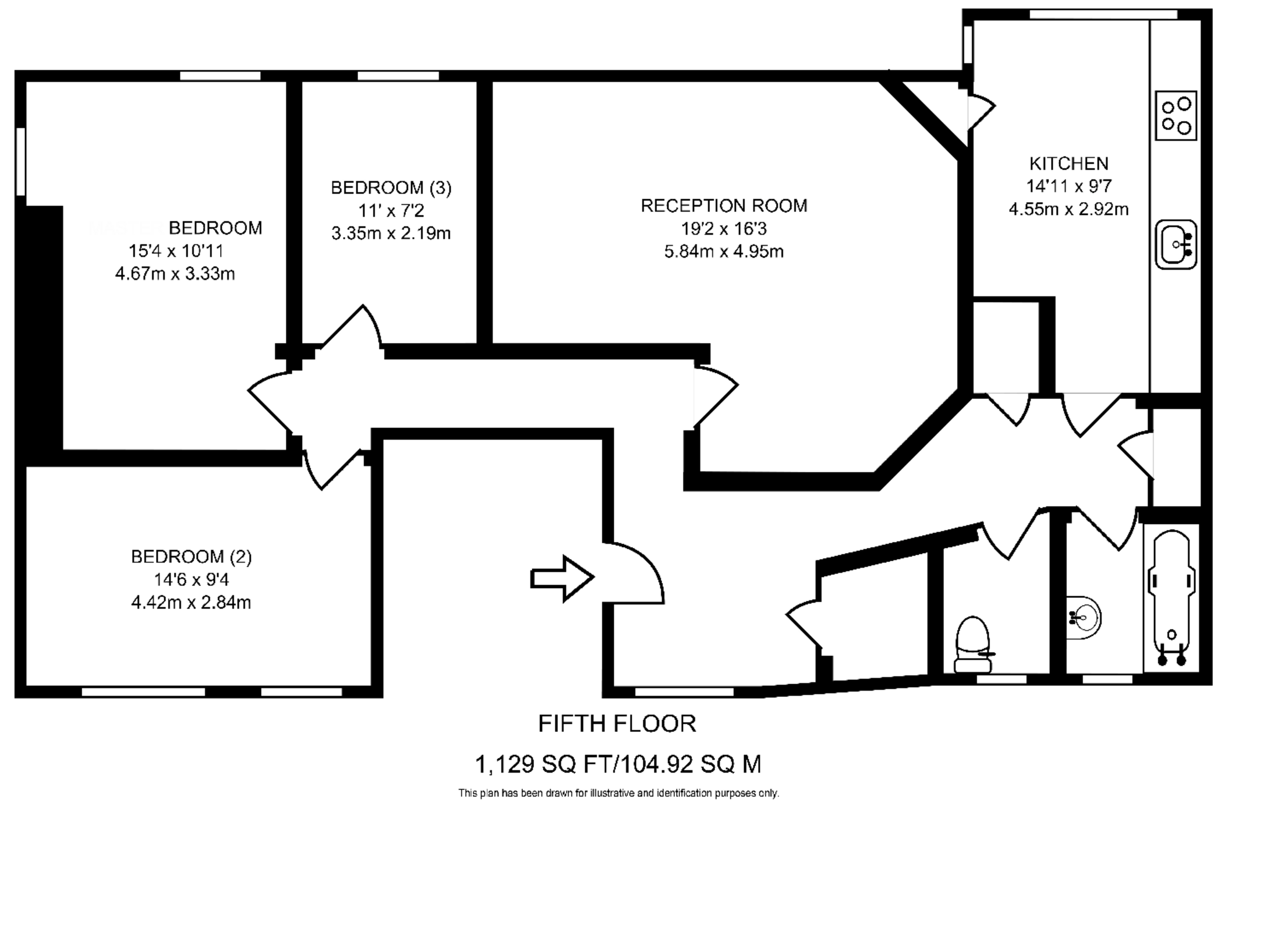 Portpool Lane, Farringdon floorplan