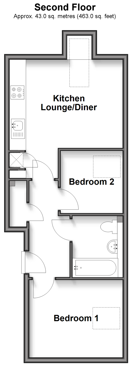 Challenge Court, Leatherhead floorplan