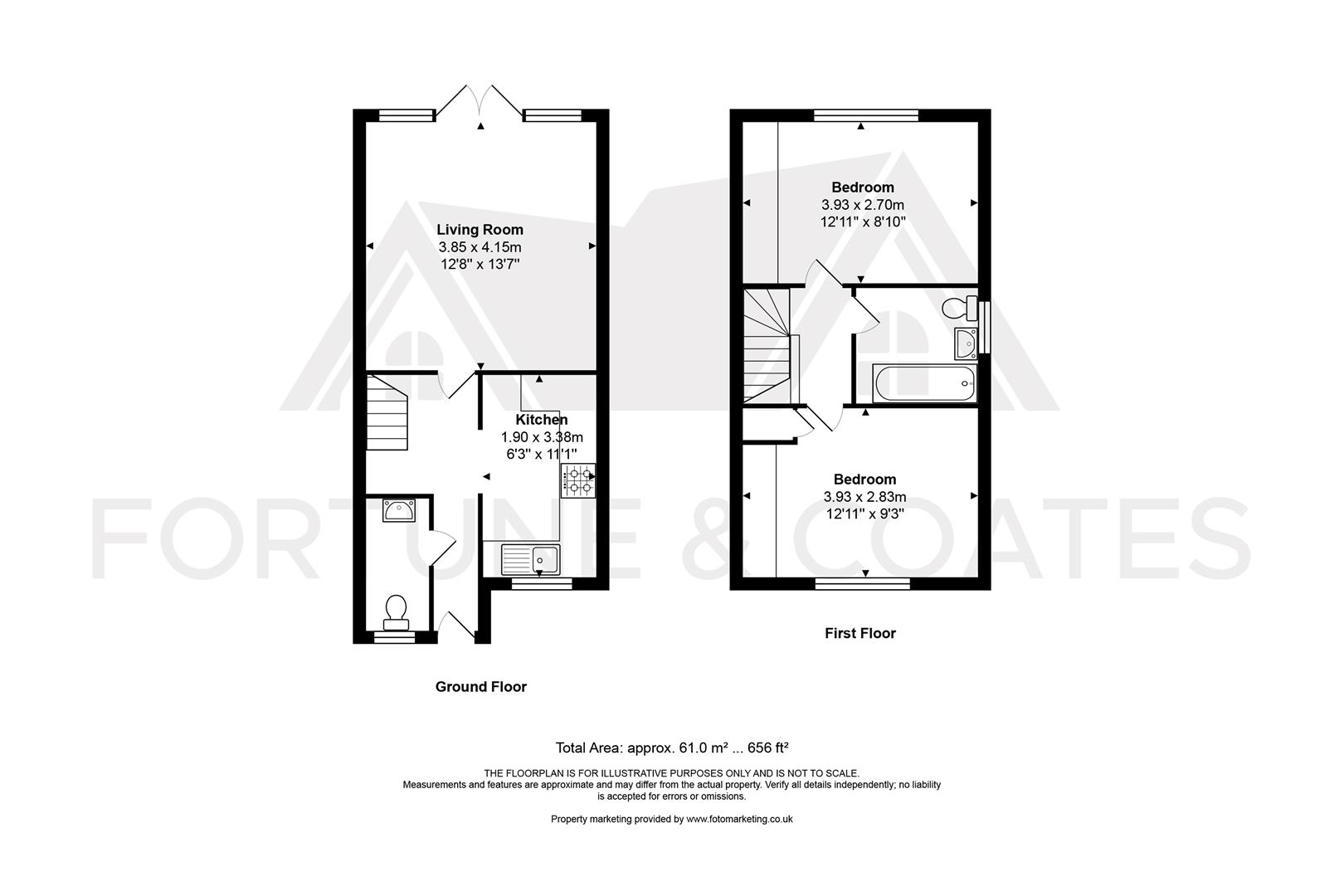 40, Tickenhall Drive, Harlow floorplan