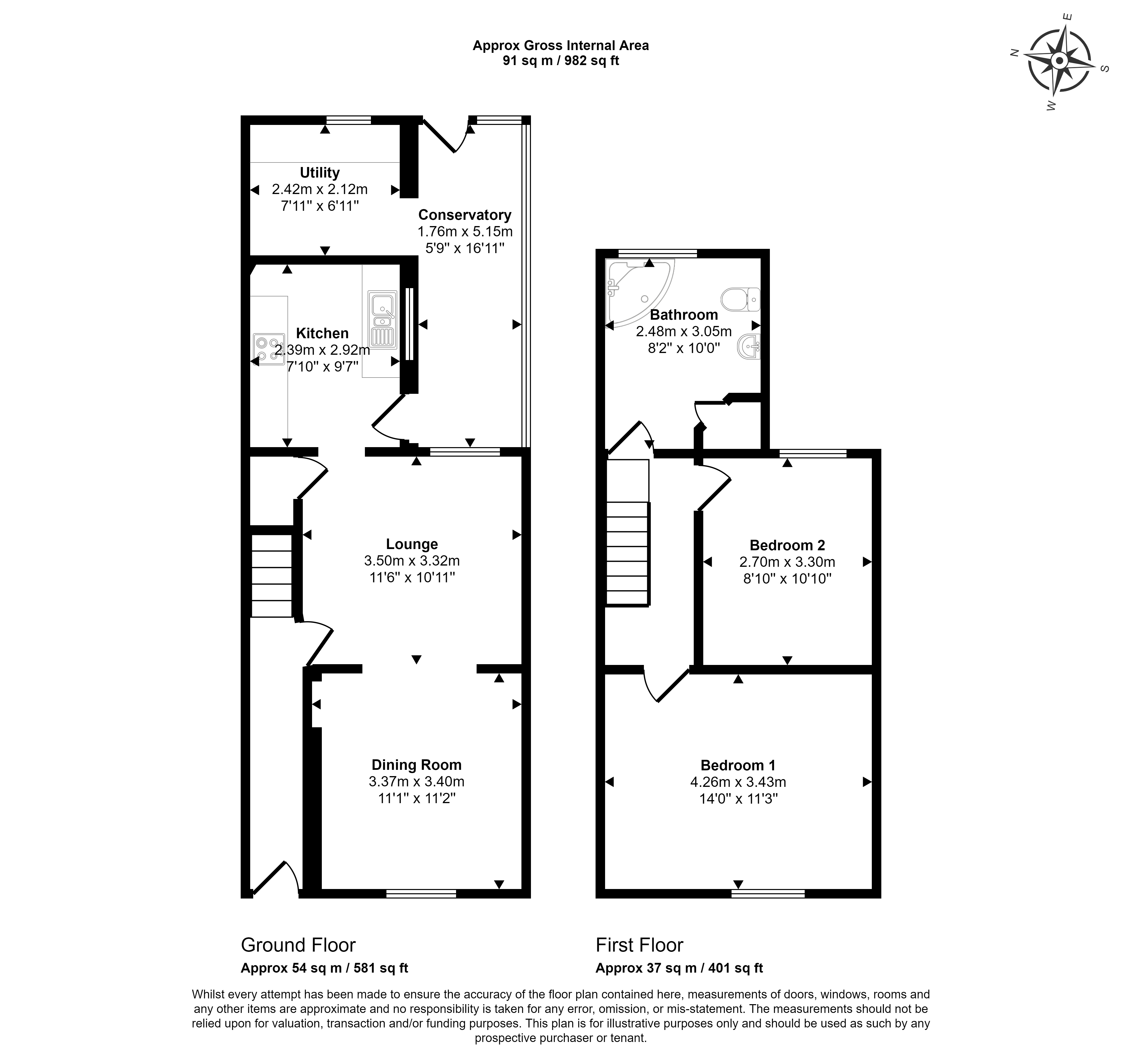 39, Brooklands Road, Bletchley floorplan