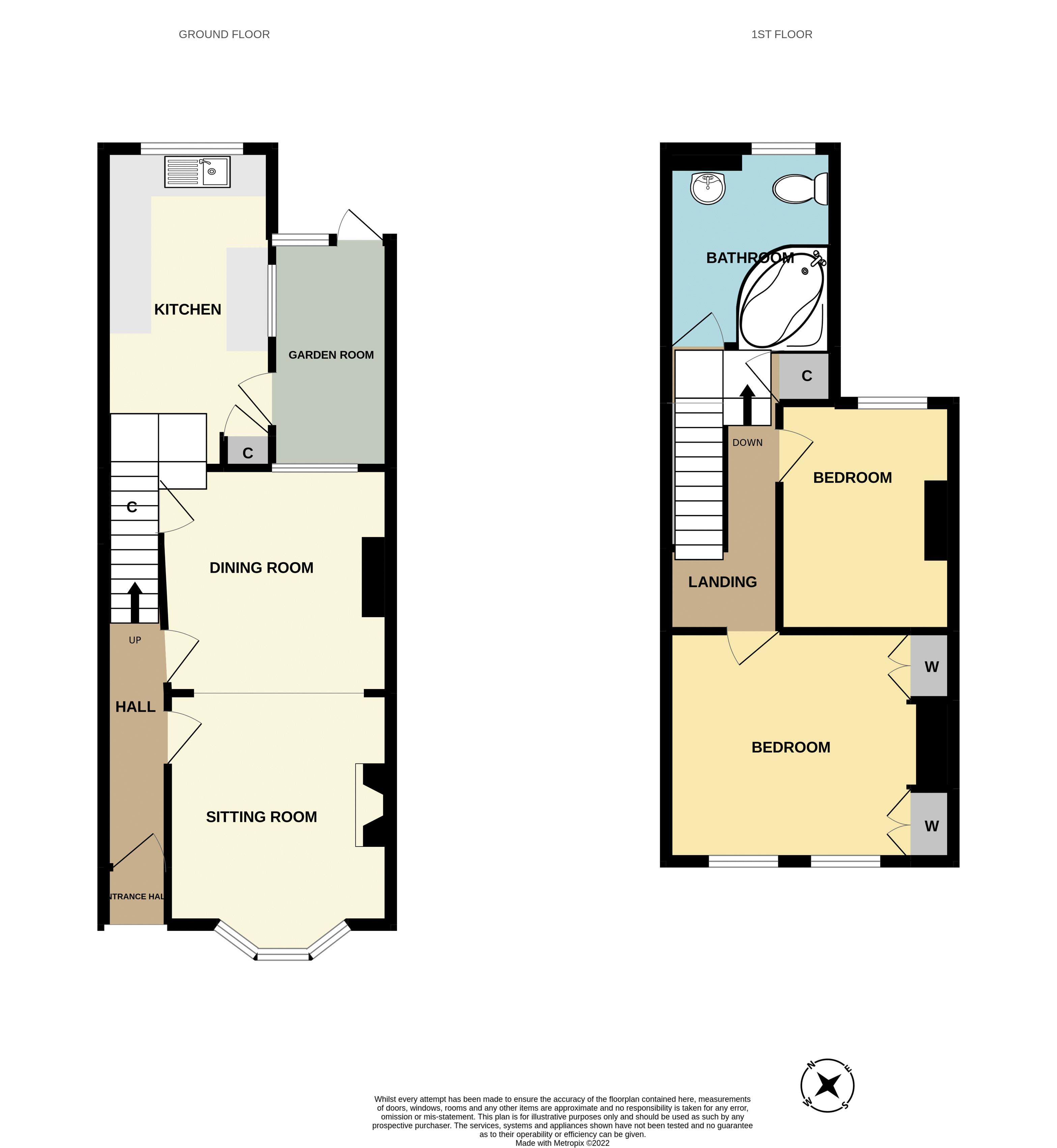 St. James Close, St. James Street, Taunton TA1, 2 bedroom terraced