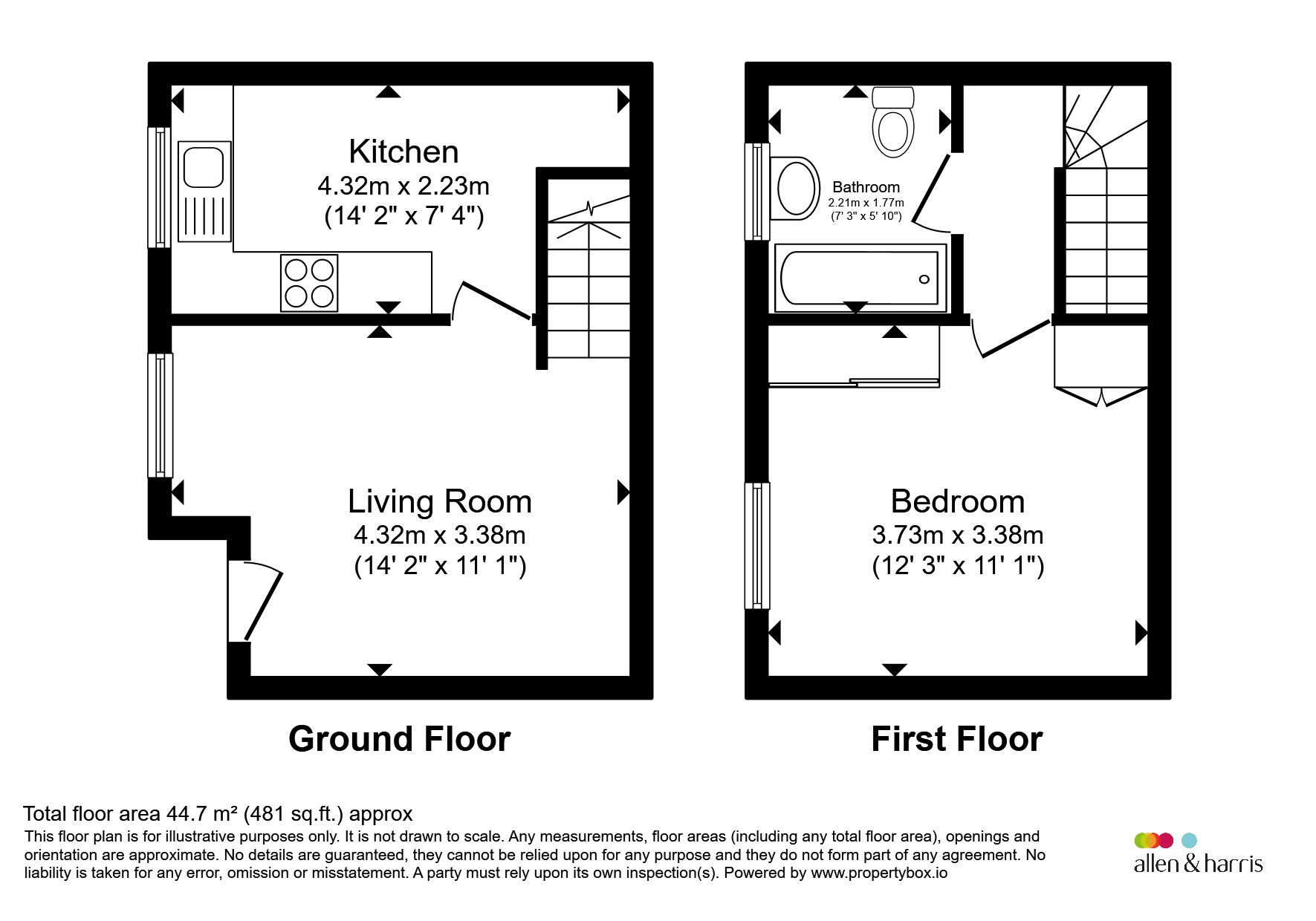 69, Barnum Court, Swindon floorplan