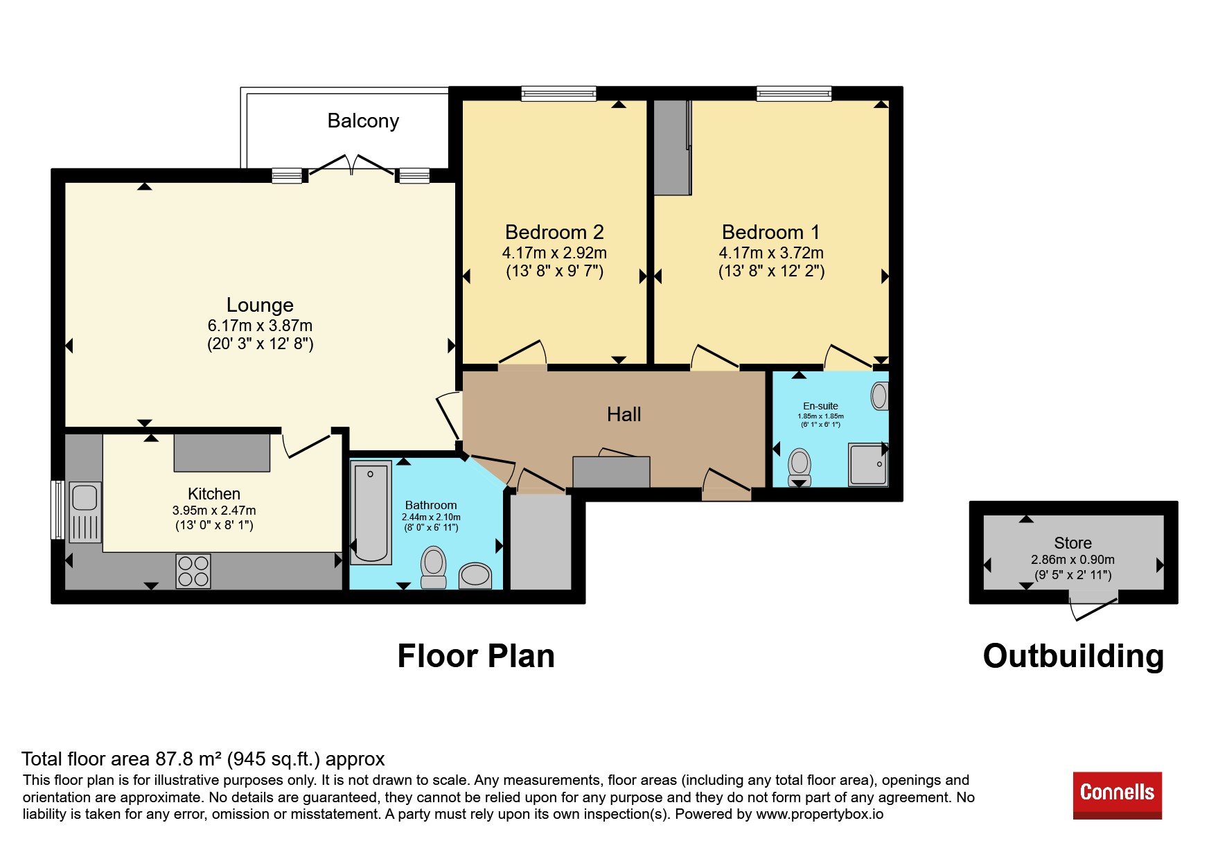 8, The Gables, 12-14, Manor Close, Ferndown floorplan