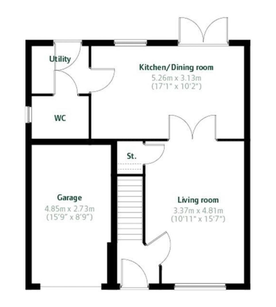 73, Monkshood Drive, Hetton Le Hole floorplan