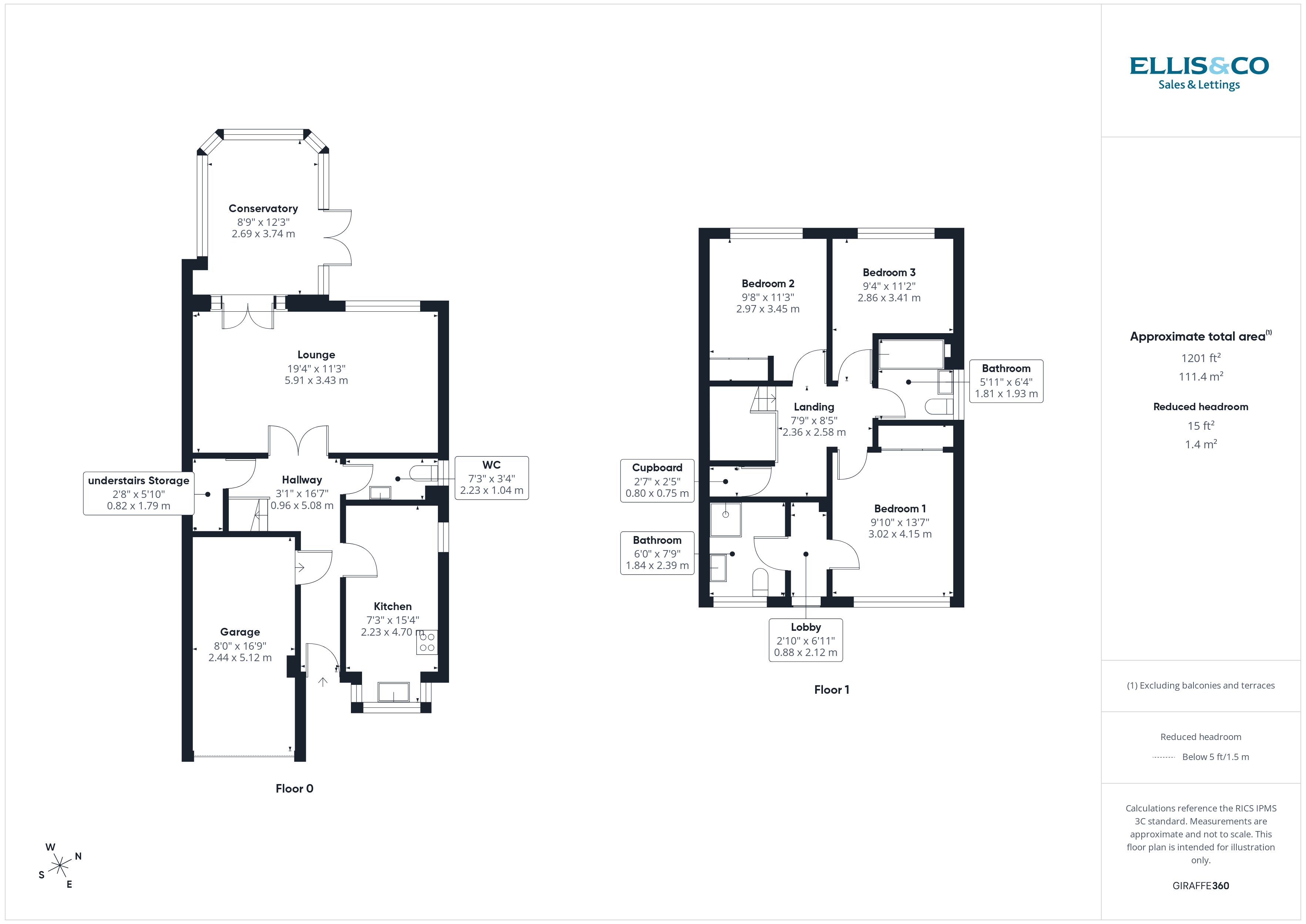 87, Morley Crescent West, Middlesex floorplan