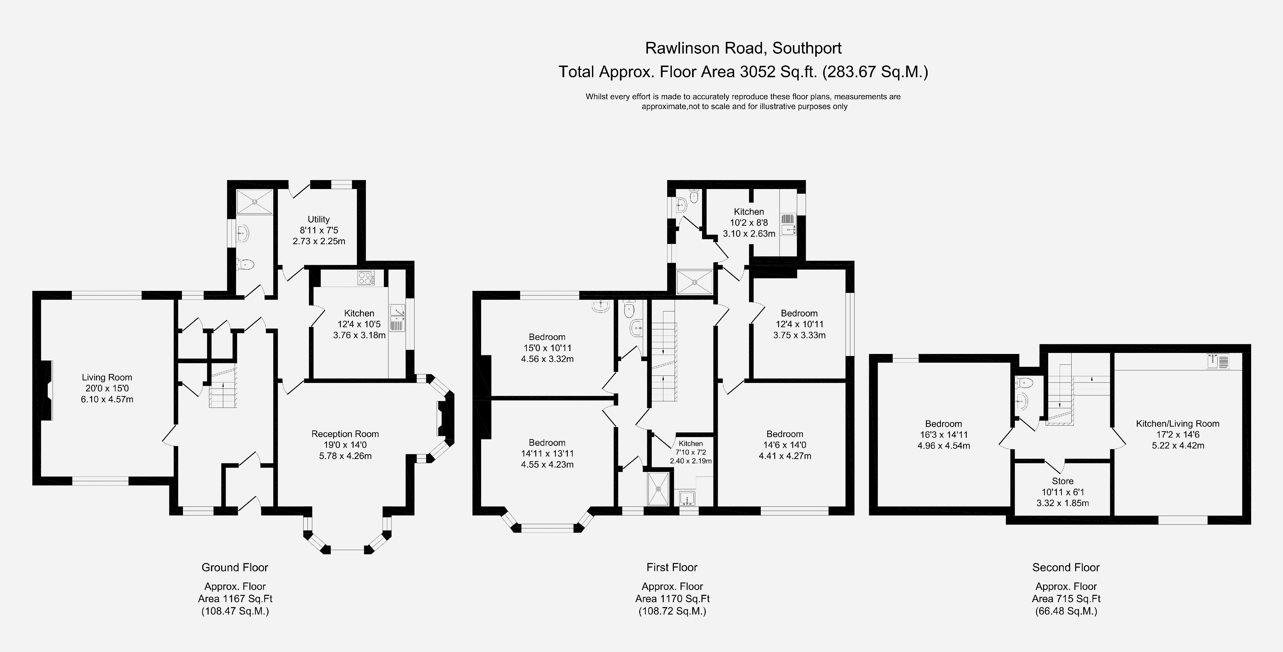 6 Bedrooms Semi-detached house for sale in Rawlinson Road, Southport PR9