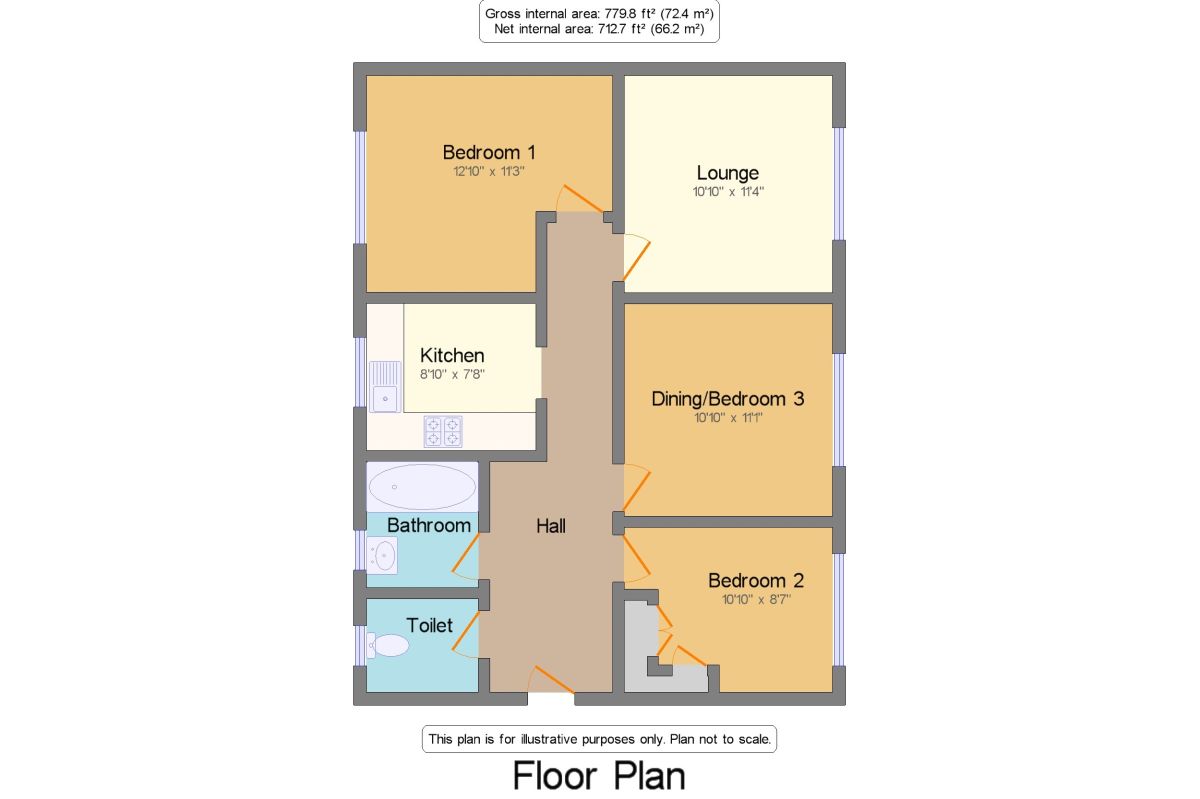 2 Bedrooms Flat for sale in Chapel Road, Snodland ME6