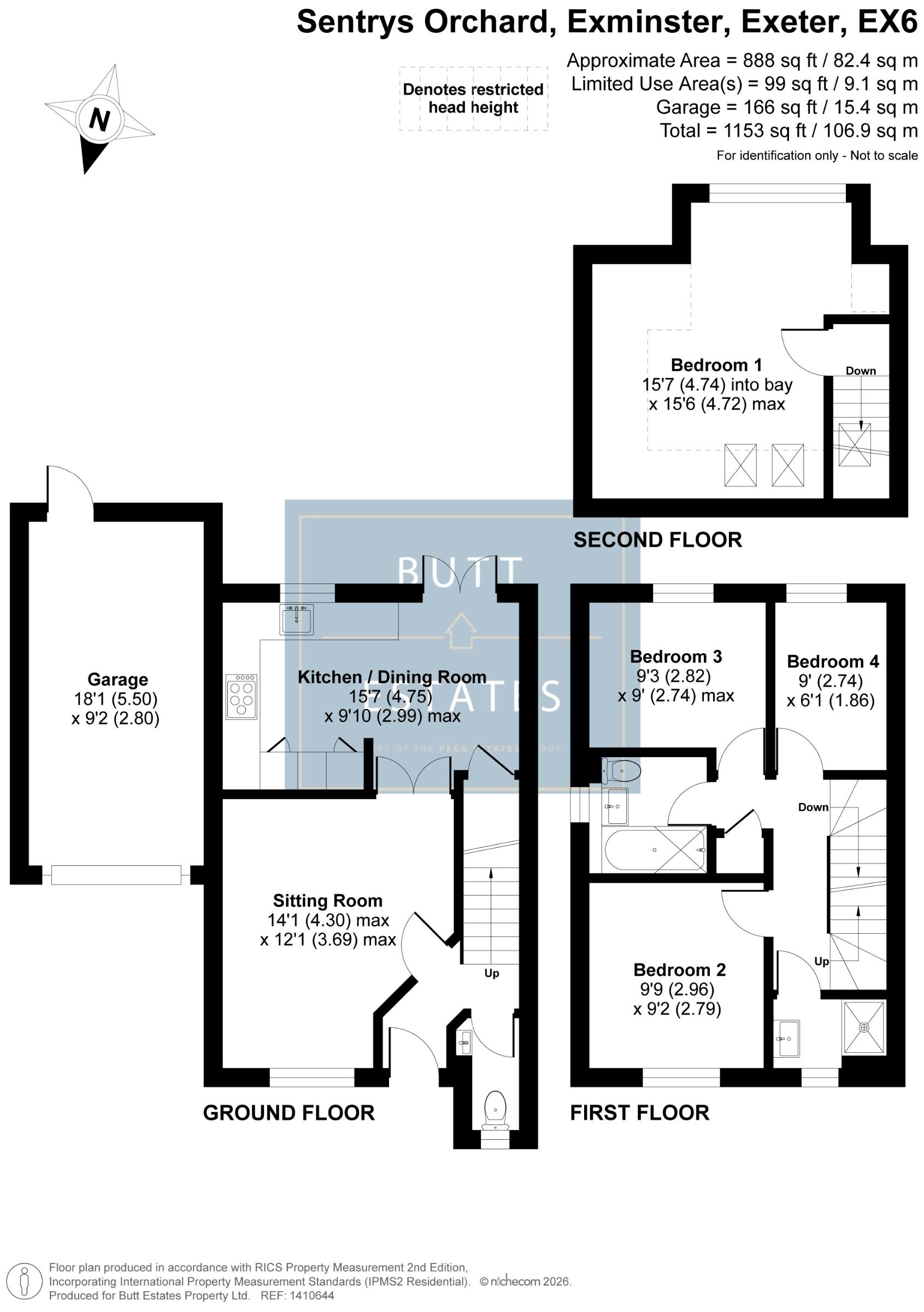 37 Sentrys Orchard, Exminster floorplan