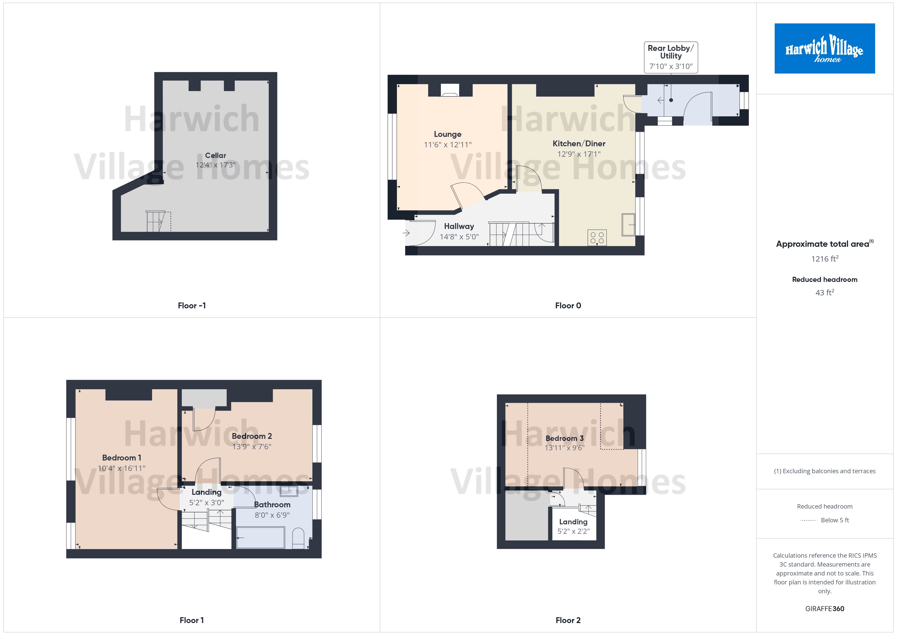 16, Empire Road, Essex floorplan