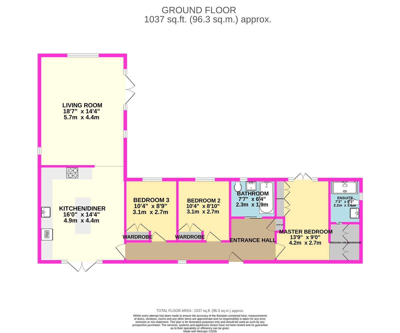 55, Bryan Gardens, Bracknell floorplan